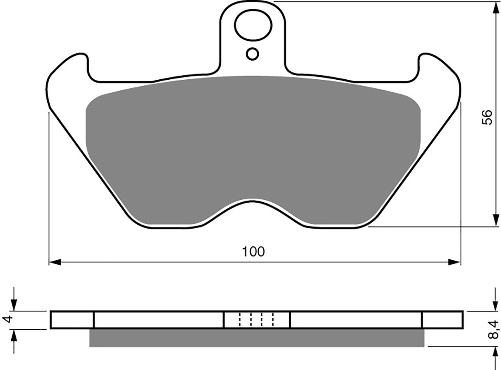 Goldfren Ad Brake Pads - 700117GA image