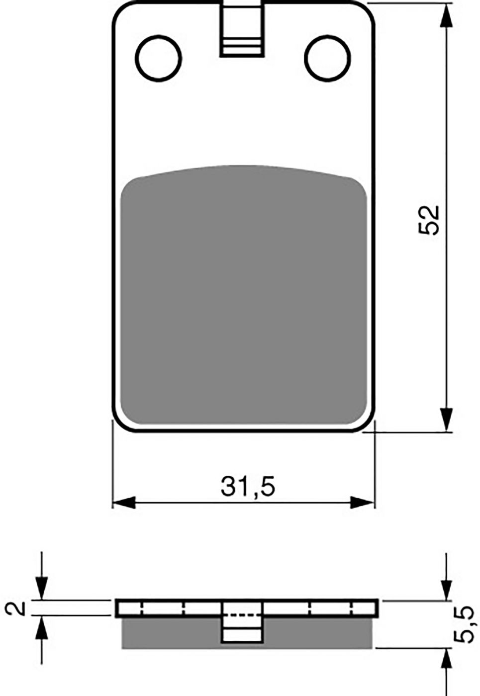 Goldfren Ad Brake Pads - 700120GA image