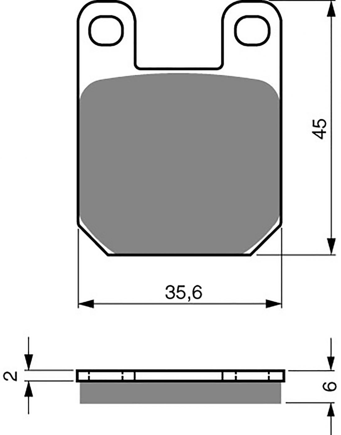 Goldfren Ad Brake Pads - 700121GA image