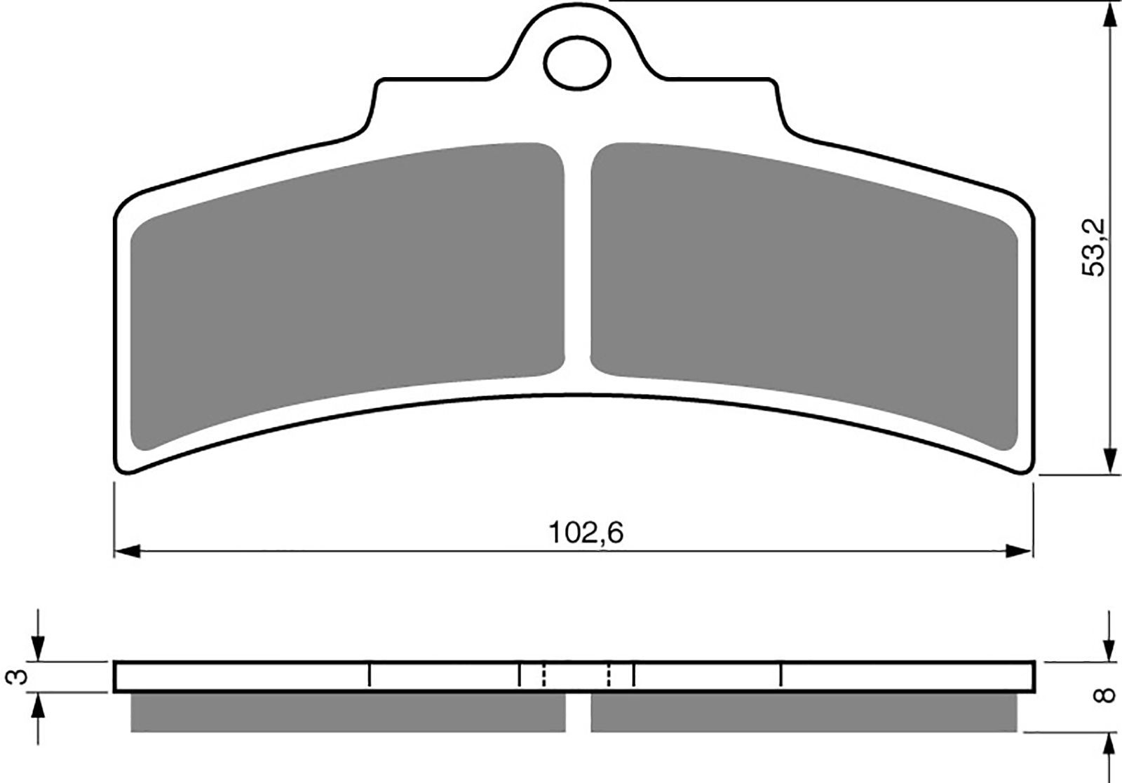 Goldfren Ad Brake Pads - 700123GA image