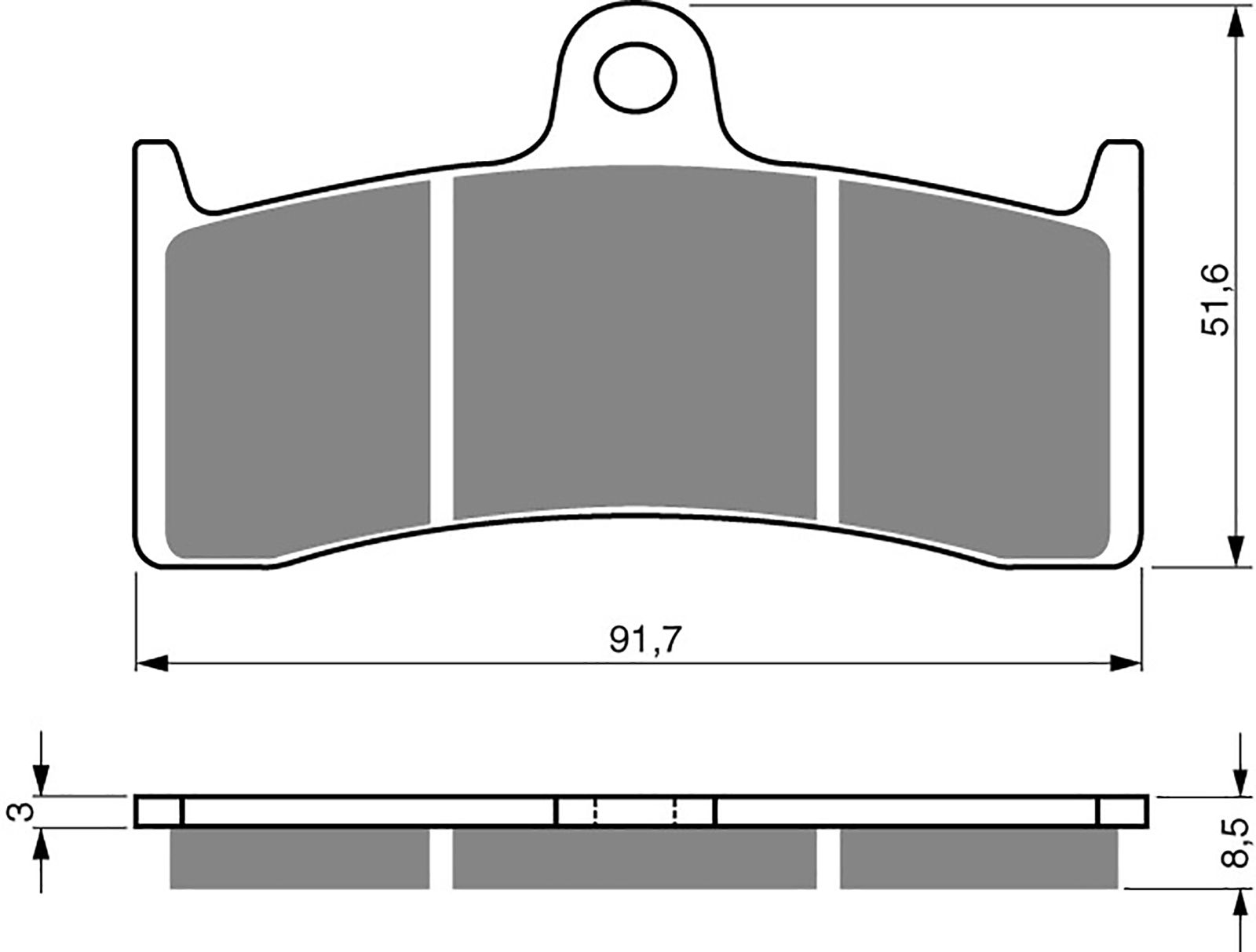 Goldfren Ad Brake Pads - 700126GA image