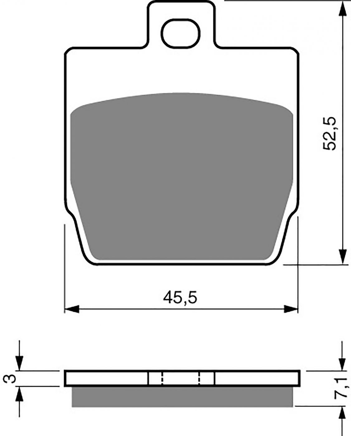 Goldfren Ad Brake Pads - 700128GA image