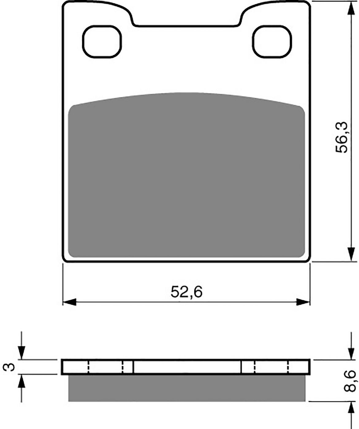 Goldfren Ad Brake Pads - 700129GA image