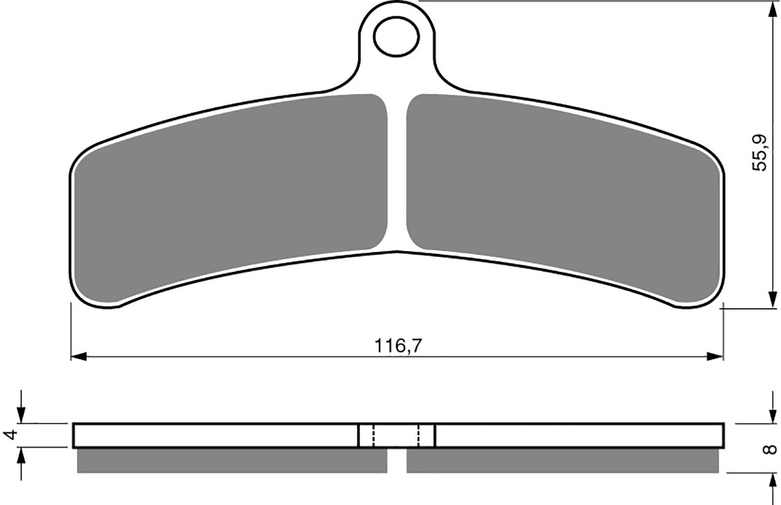 Goldfren Ad Brake Pads - 700130GA image