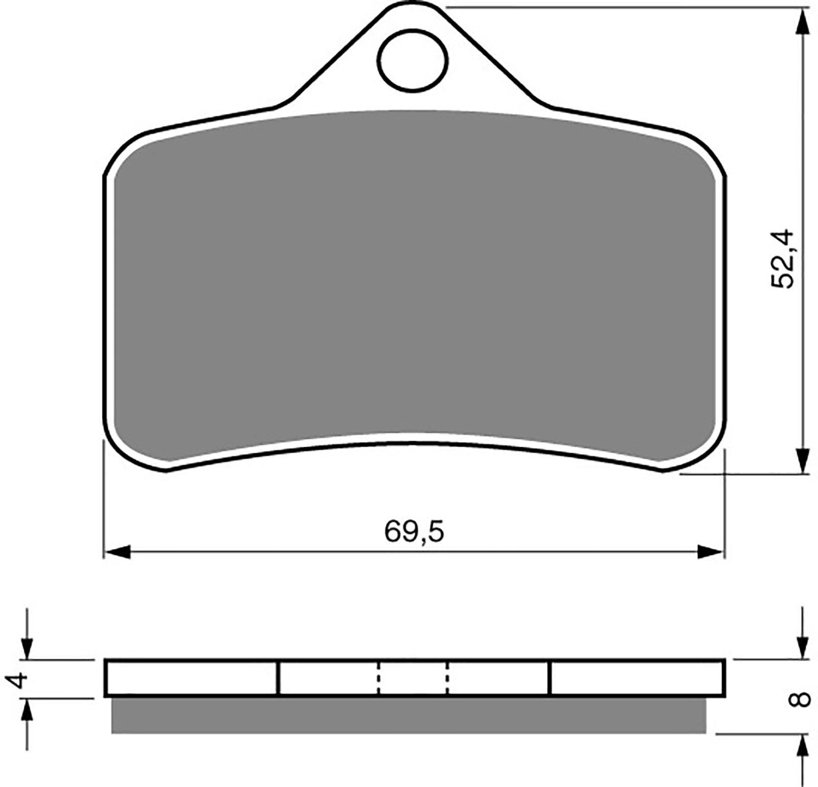 Goldfren Ad Brake Pads - 700139GA image