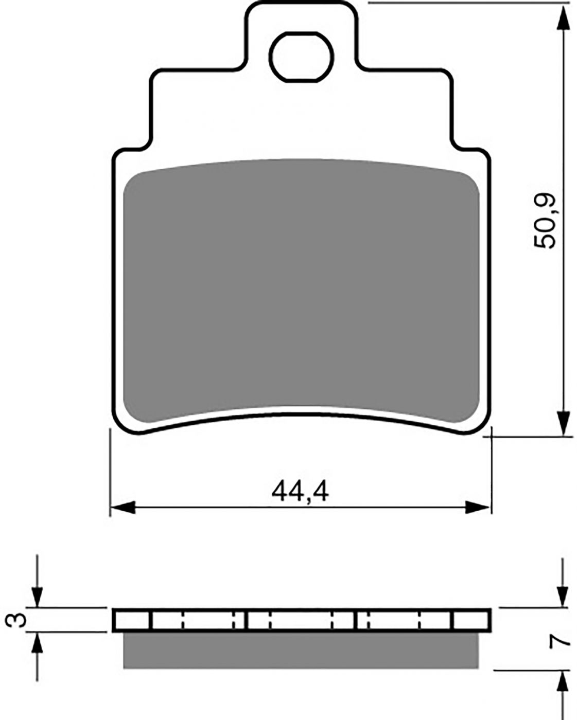 Goldfren Ad Brake Pads - 700140GA image