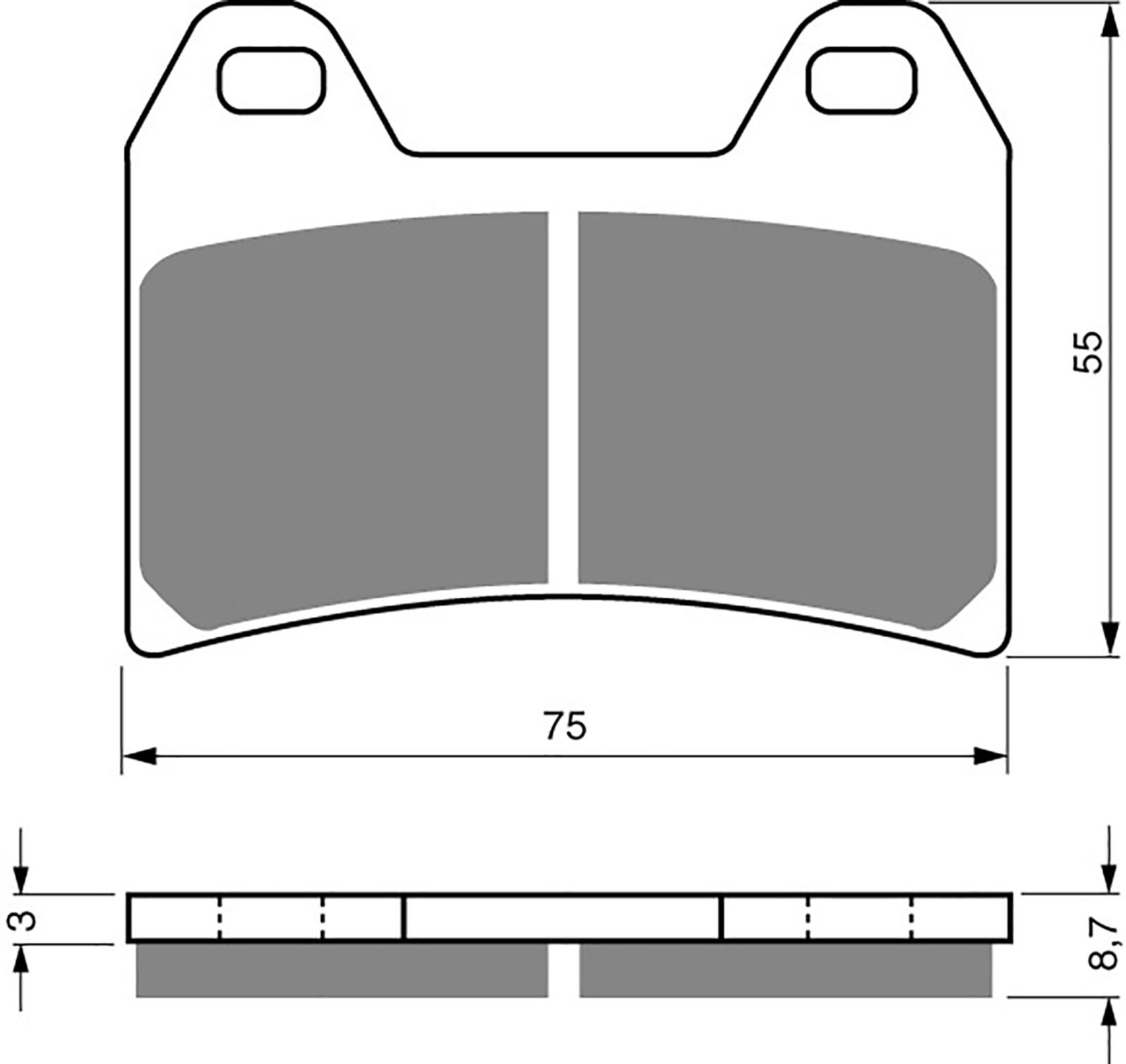 Goldfren Ad Brake Pads - 700141GA image