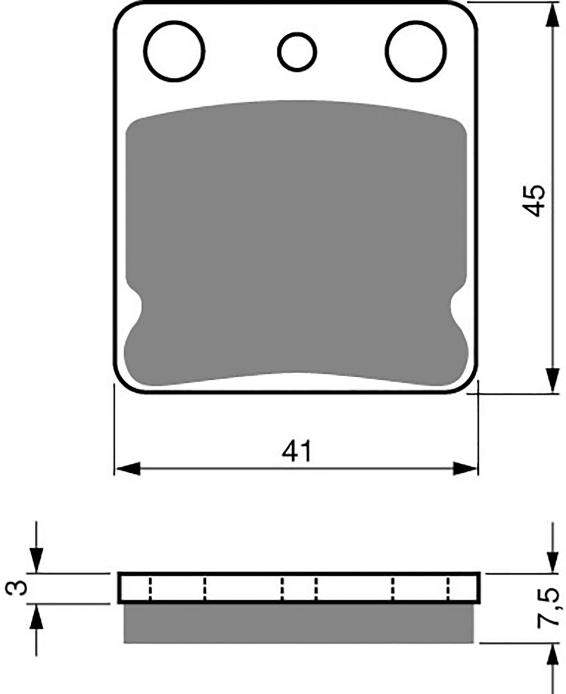 Goldfren Ad Brake Pads - 700144GA image