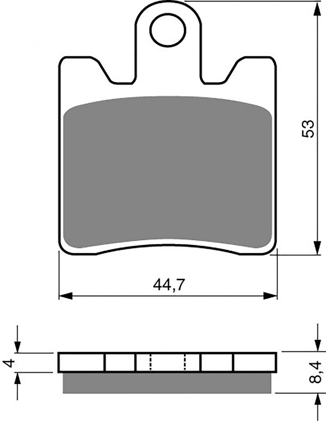 Goldfren Ad Brake Pads - 700147GA image