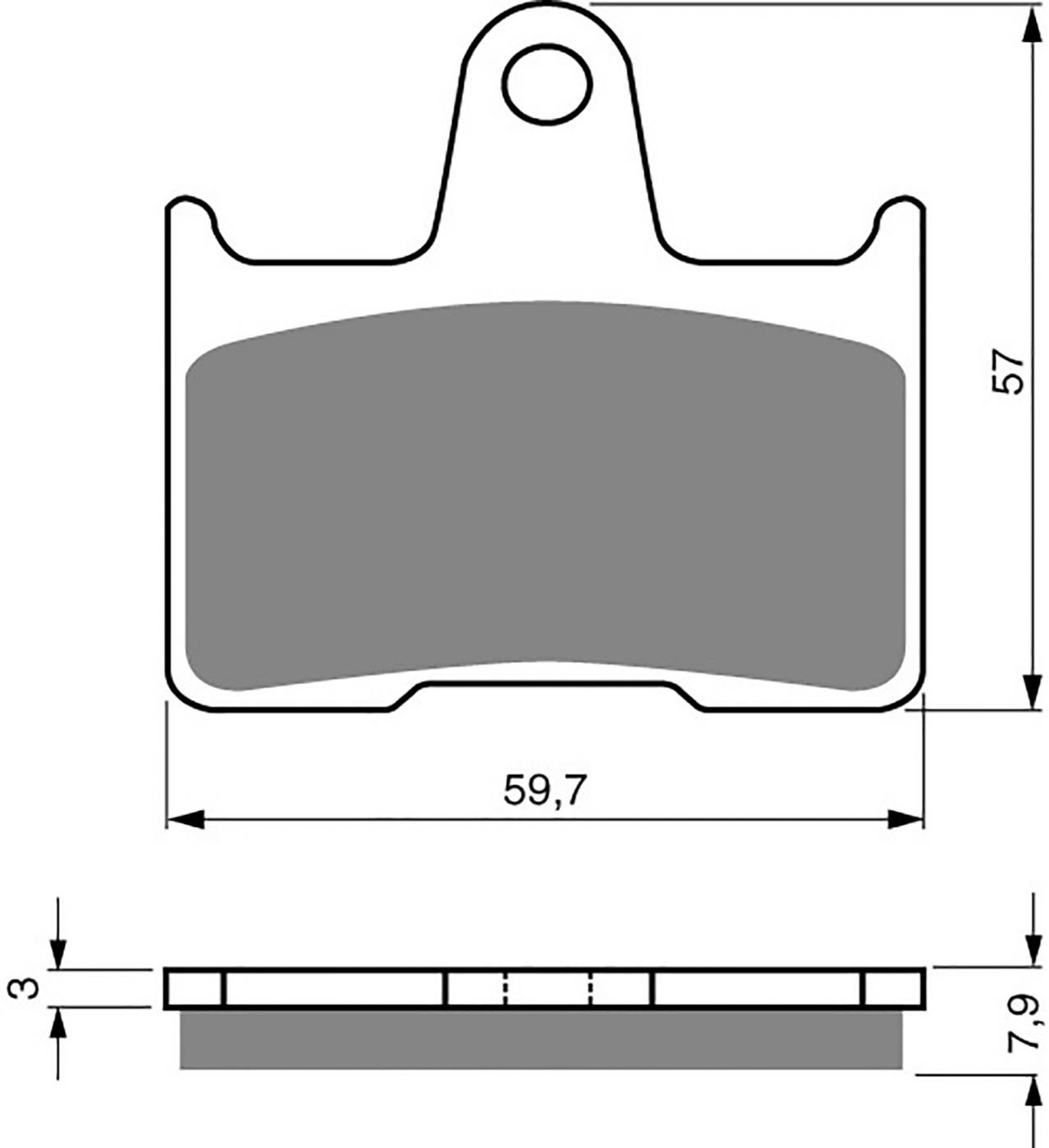 Goldfren Ad Brake Pads - 700148GA image