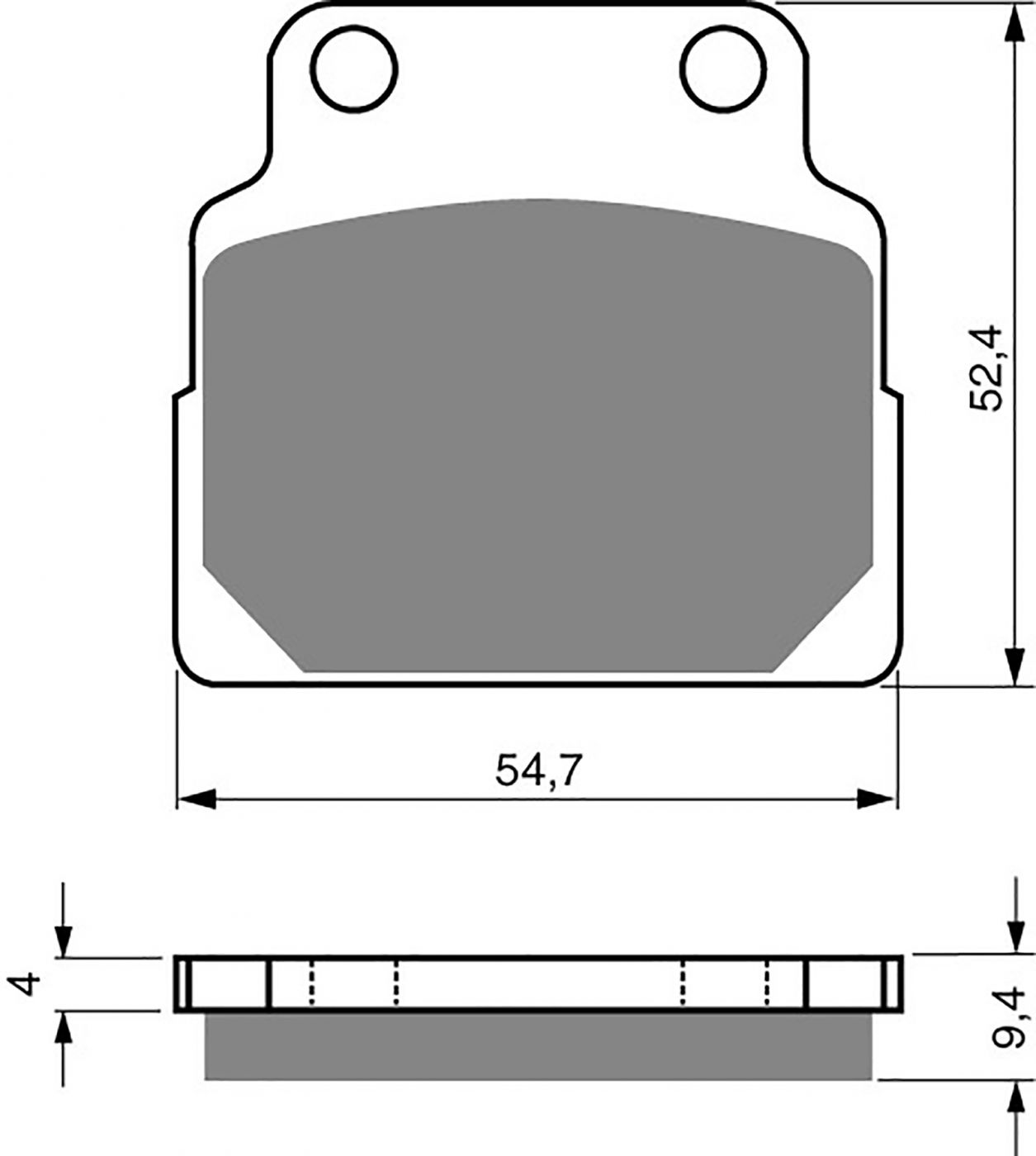 Goldfren Ad Brake Pads - 700149GA image