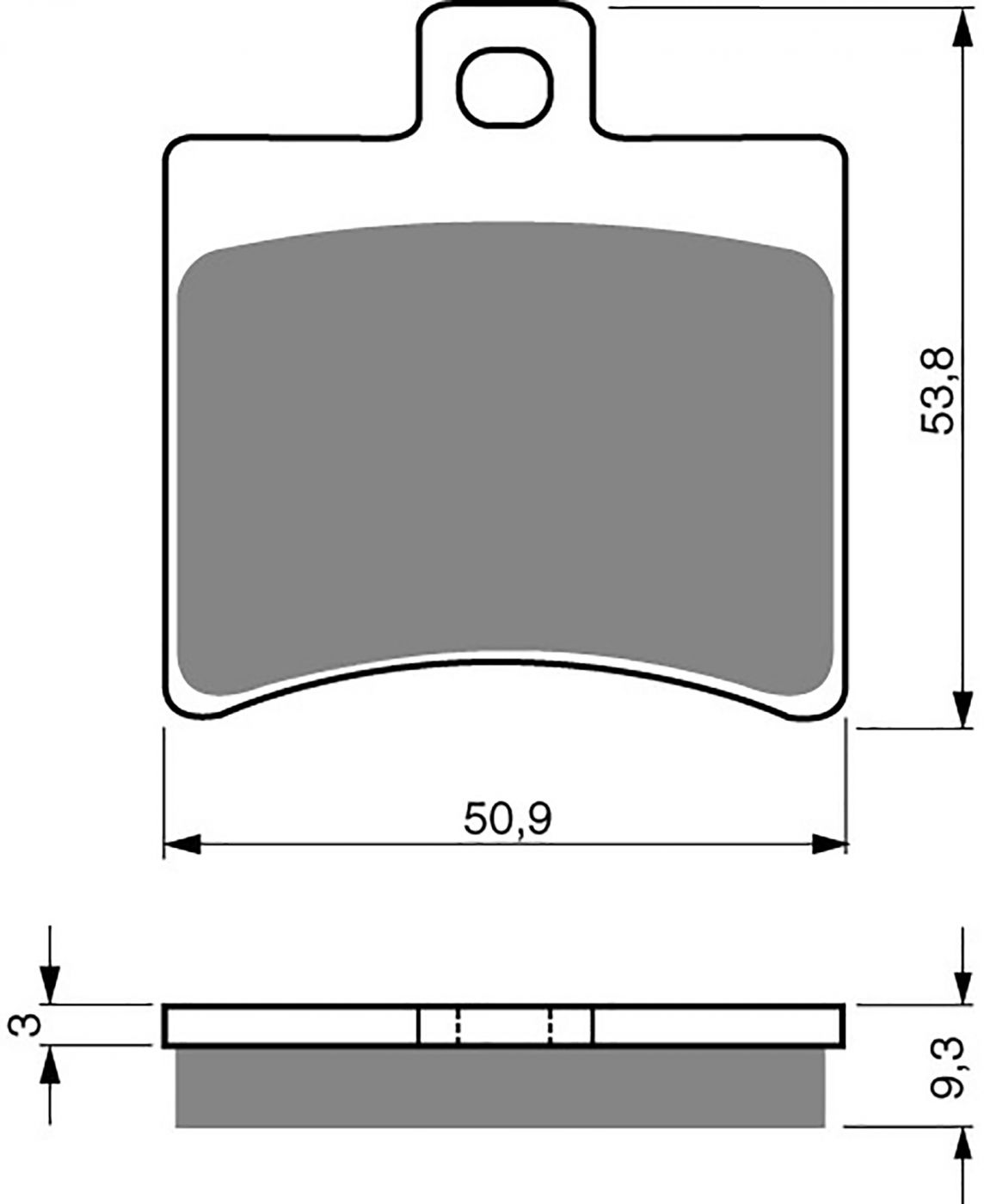 Goldfren Ad Brake Pads - 700150GA image