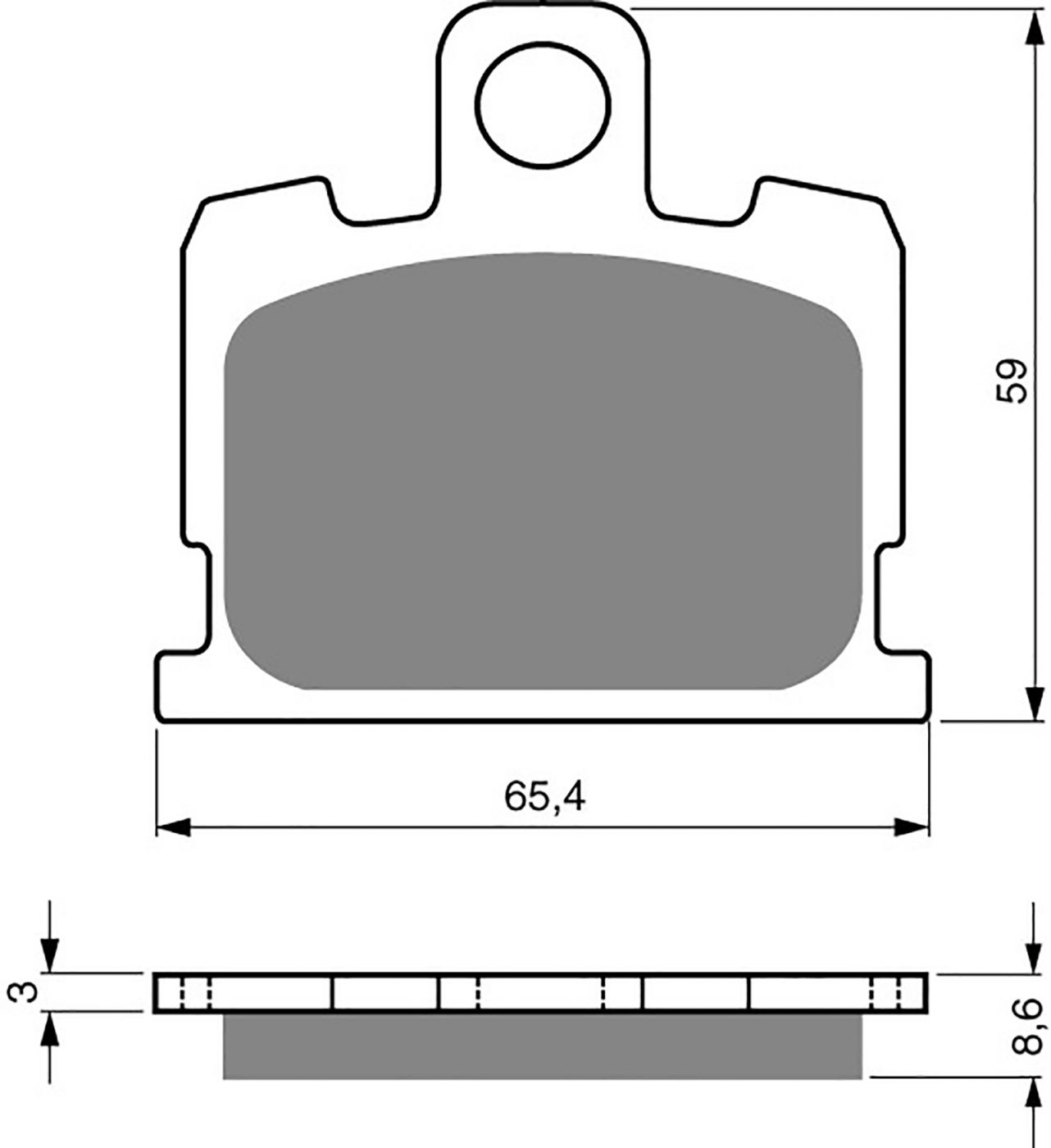 Goldfren Ad Brake Pads - 700151GA image