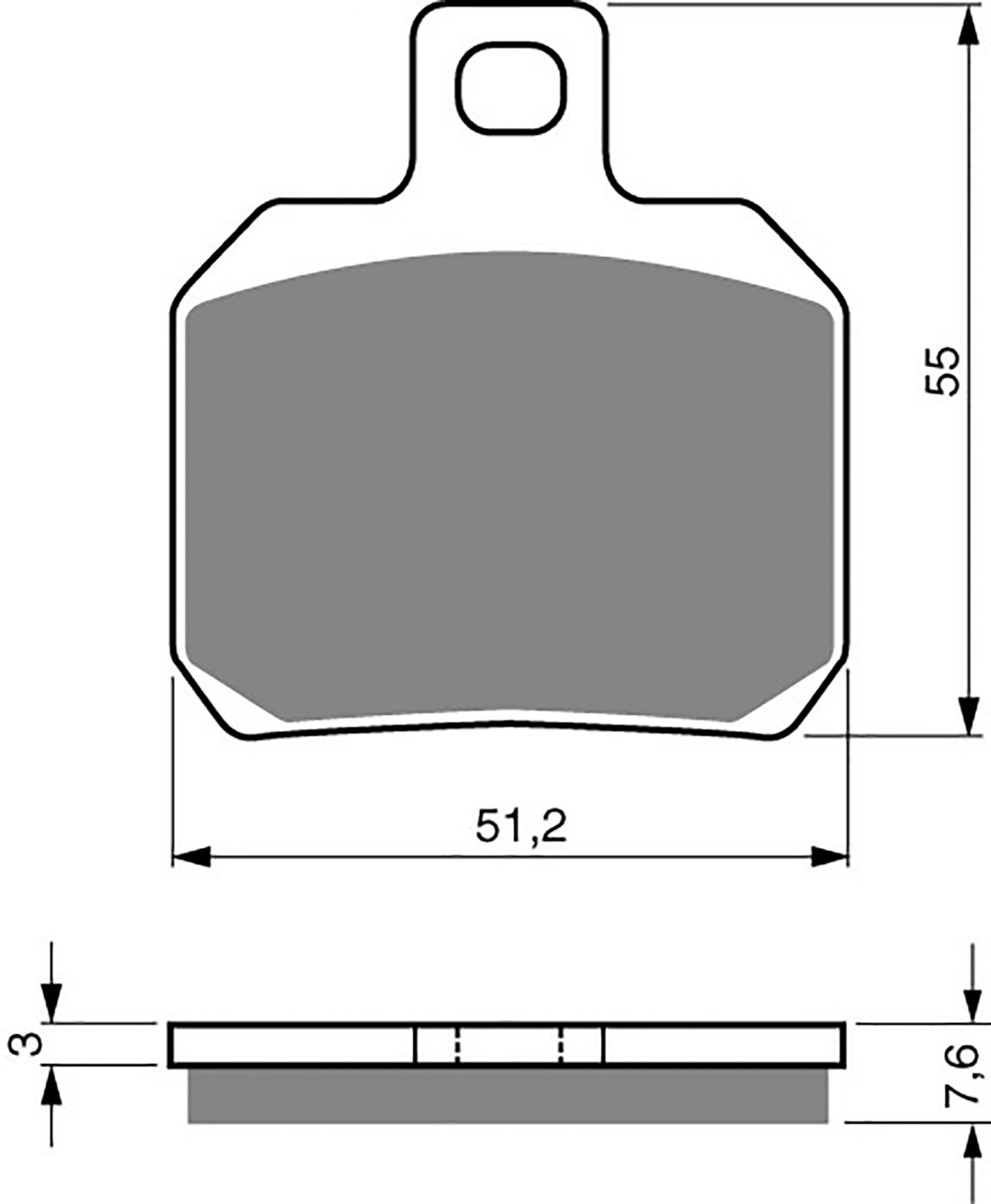 Goldfren Gp5 Brake Pads - 700152GG image