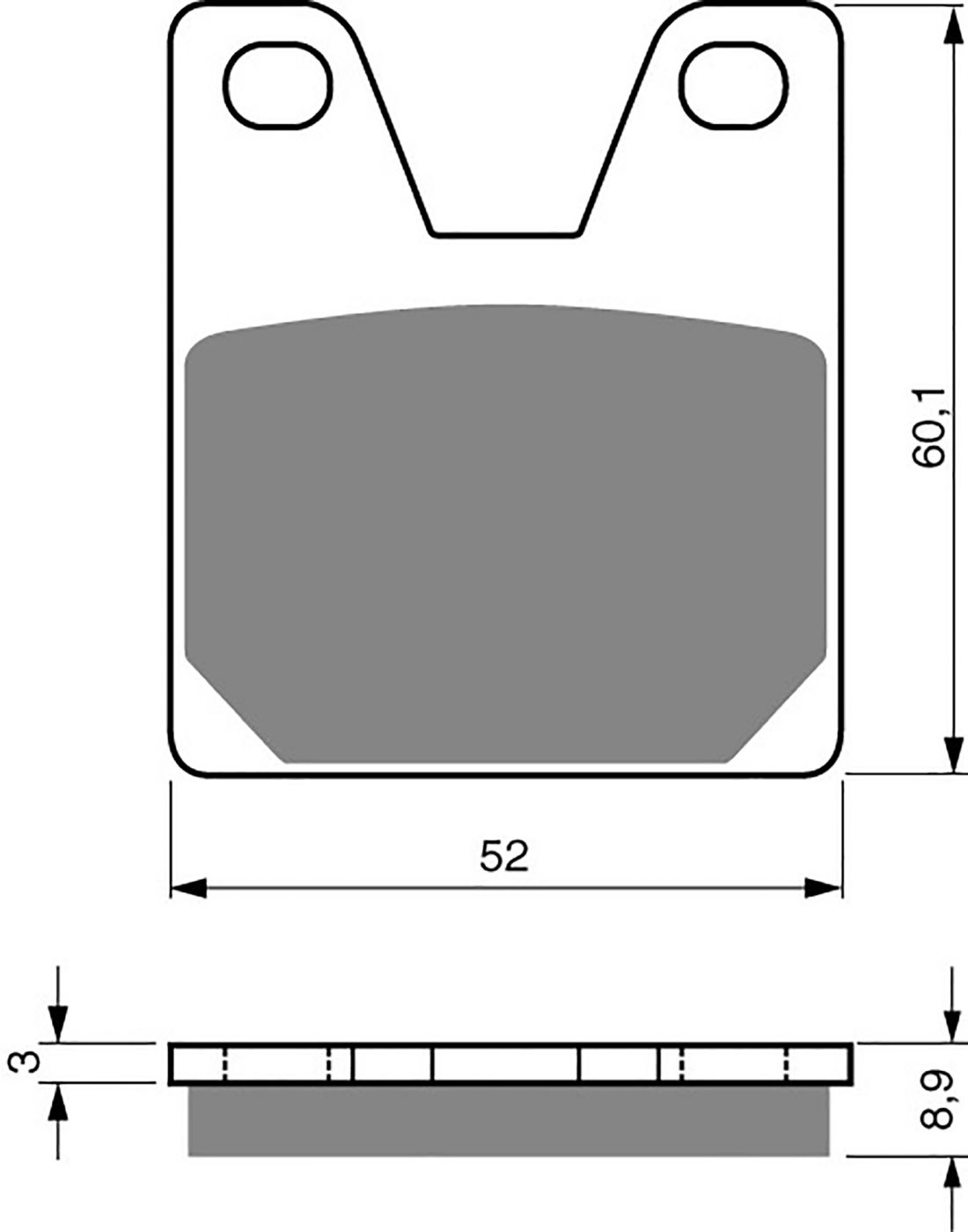 Goldfren Ad Brake Pads - 700169GA image