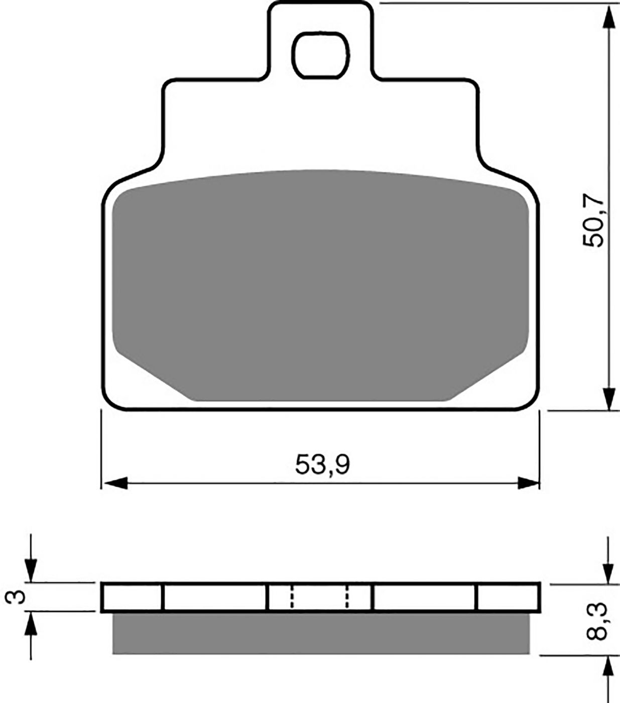 Goldfren Ad Brake Pads - 700170GA image