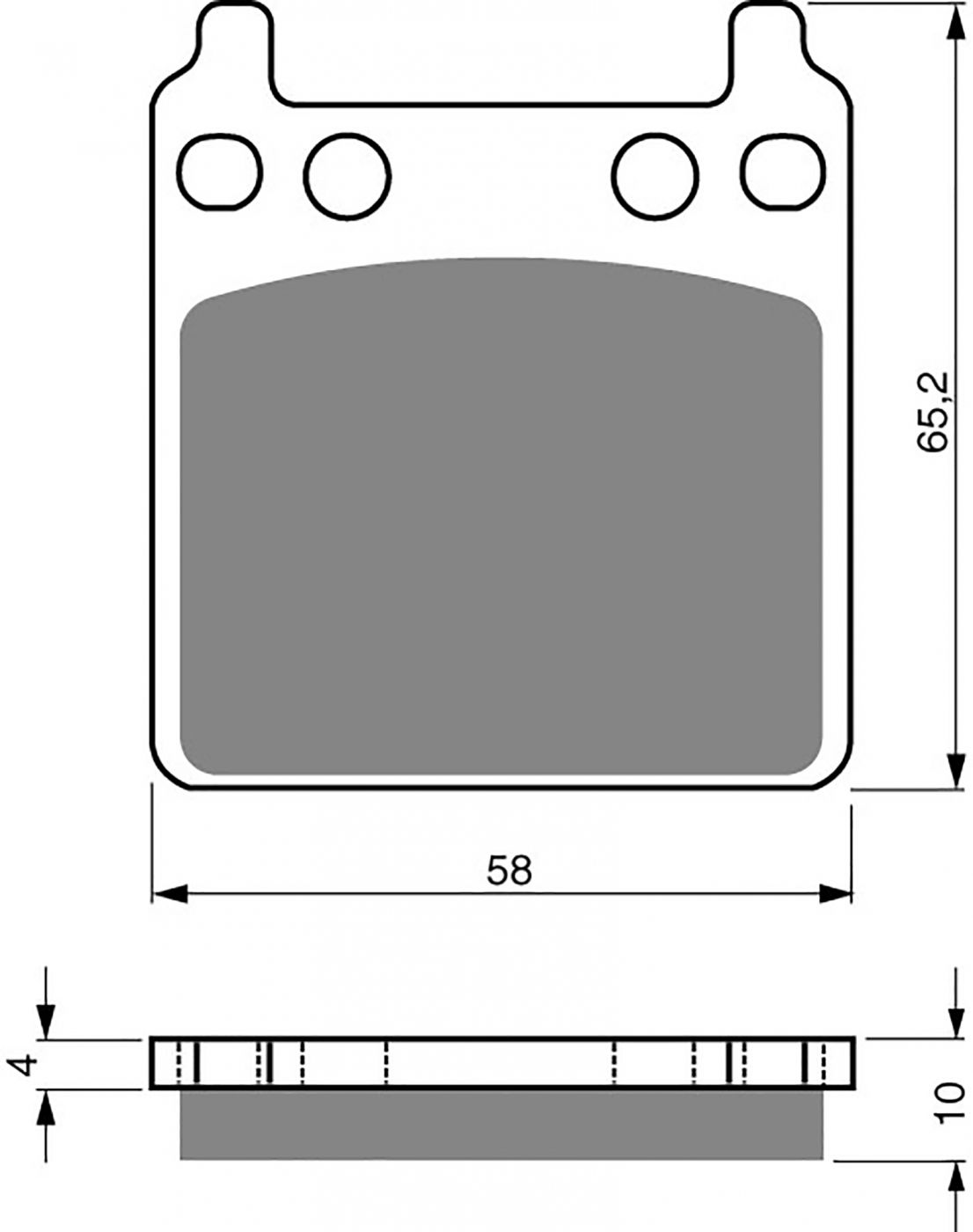 Goldfren Ad Brake Pads - 700171GA image