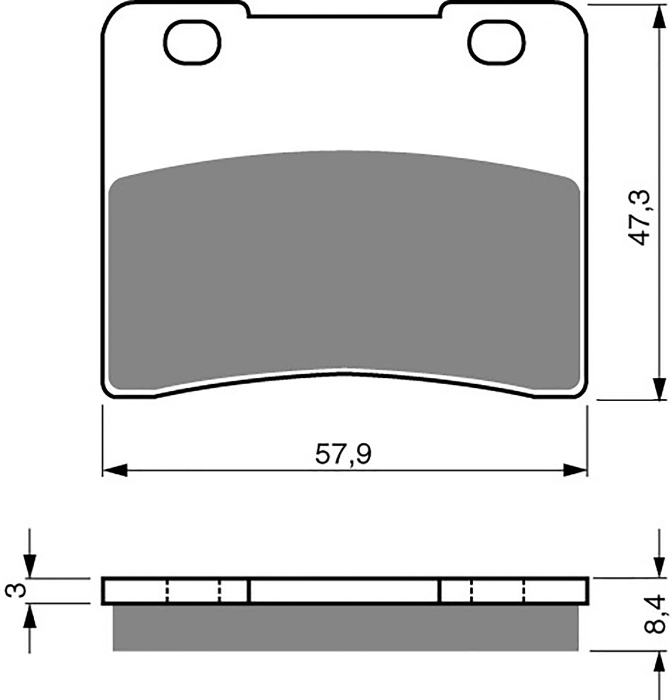 Goldfren Ad Brake Pads - 700172GA image