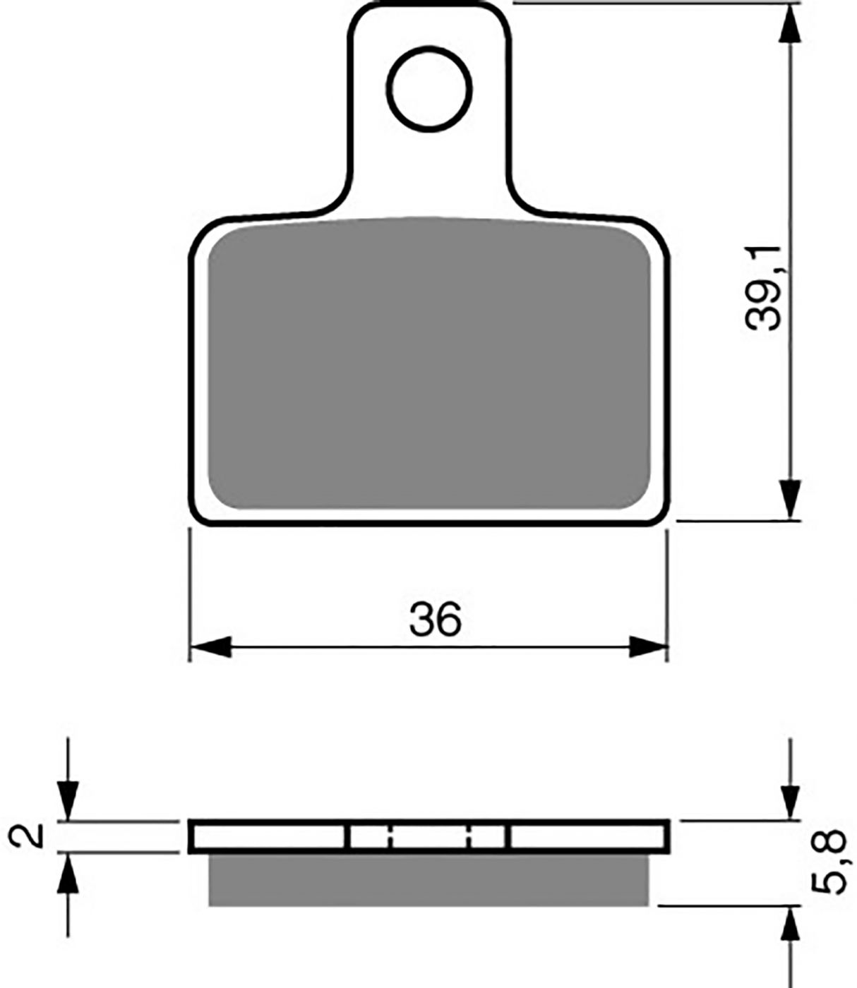 Goldfren Ad Brake Pads - 700173GA image