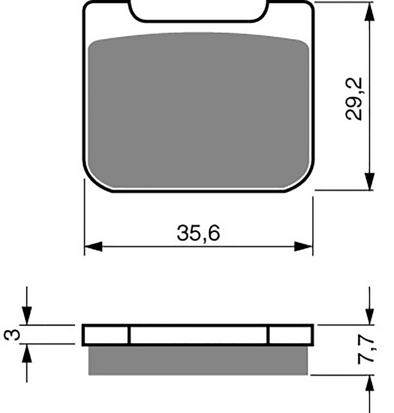 Goldfren Ad Brake Pads - 700175GA image