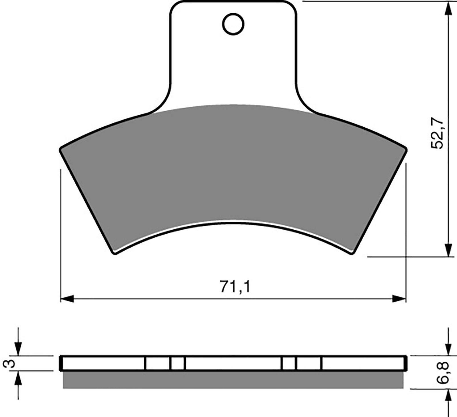 Goldfren Ad Brake Pads - 700179GA image