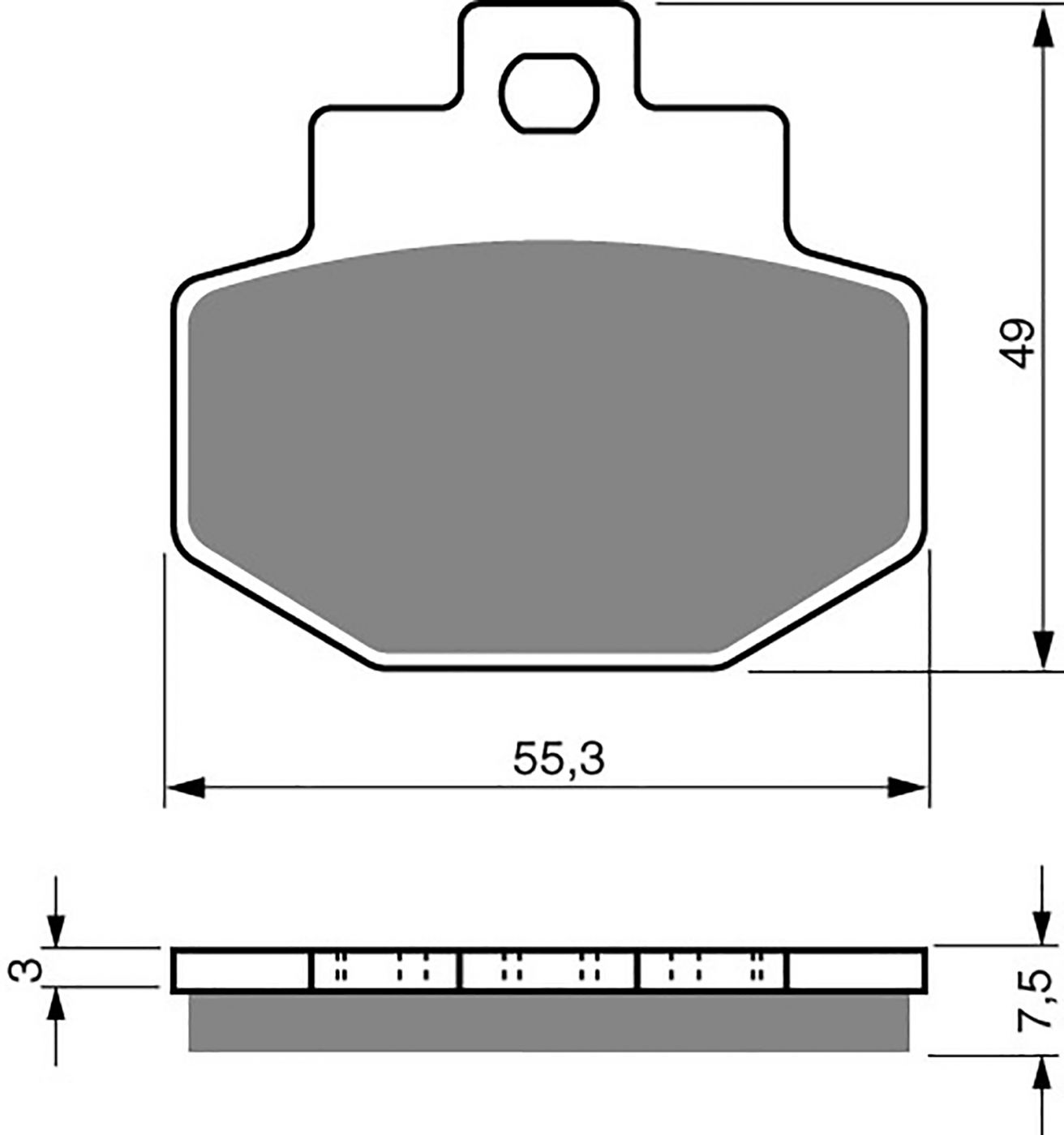 Goldfren Ad Brake Pads - 700186GA image