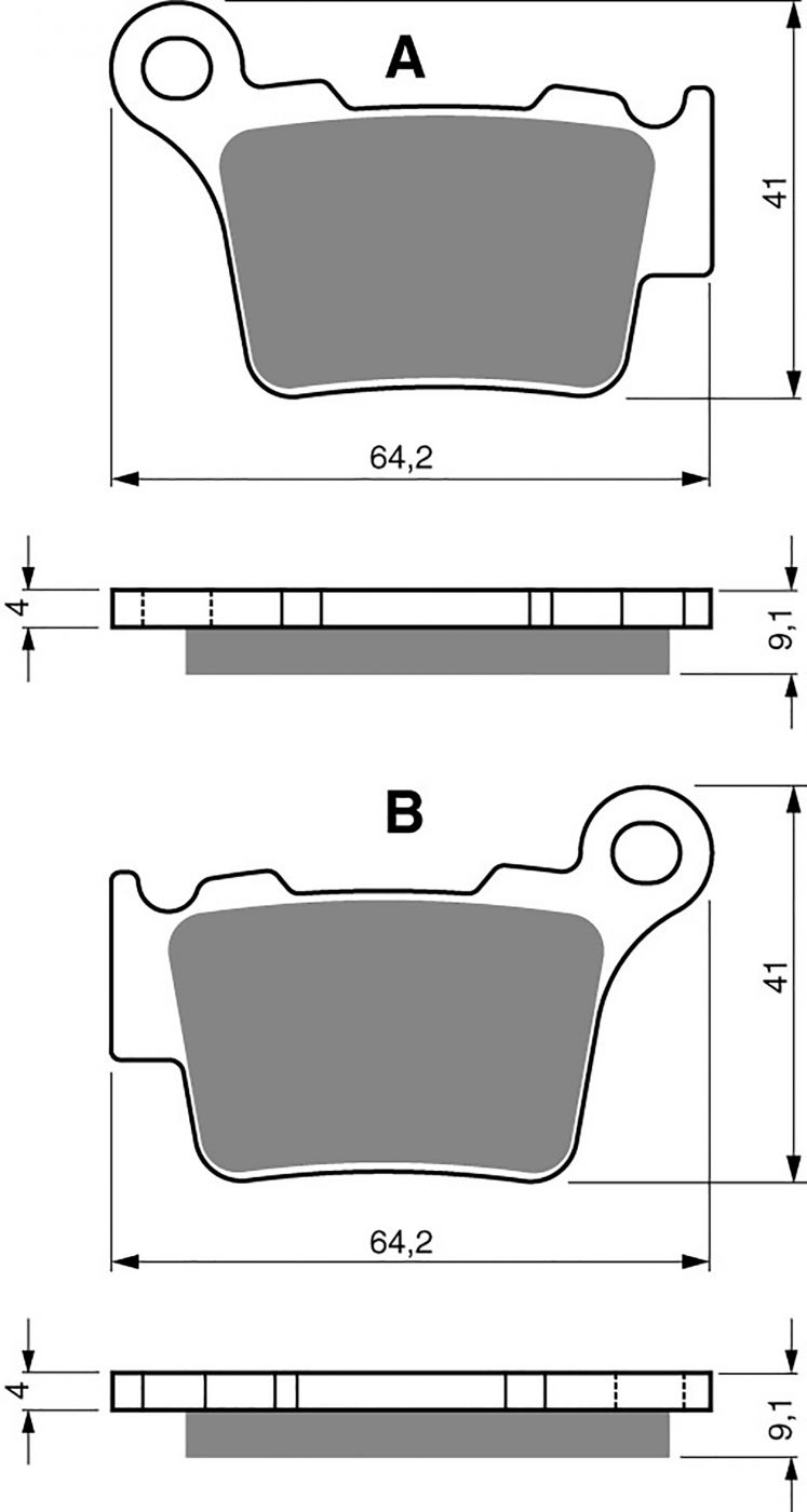 Goldfren Ad Brake Pads - 700191GA image