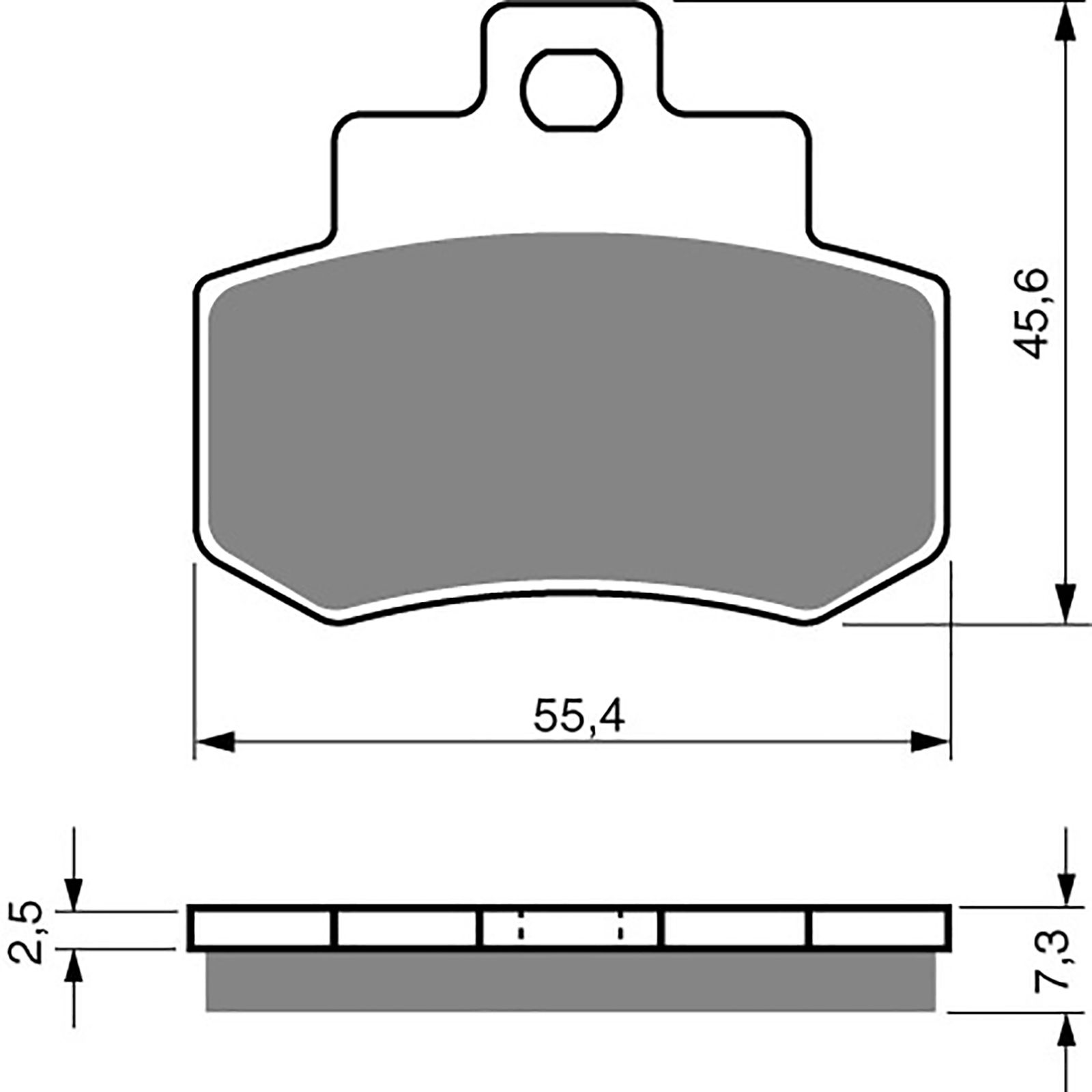 Goldfren Ad Brake Pads - 700192GA image