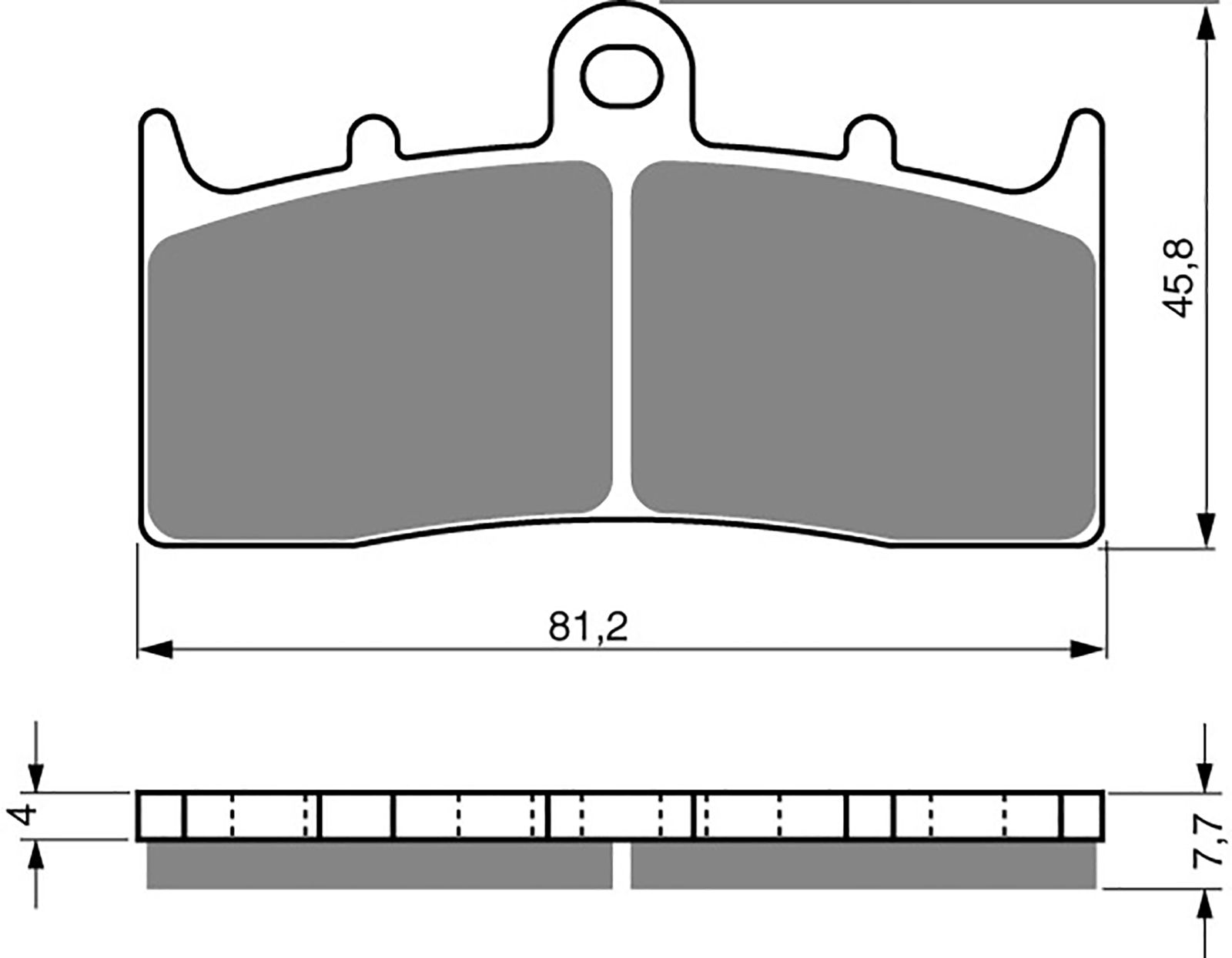 Goldfren Ad Brake Pads - 700194GA image