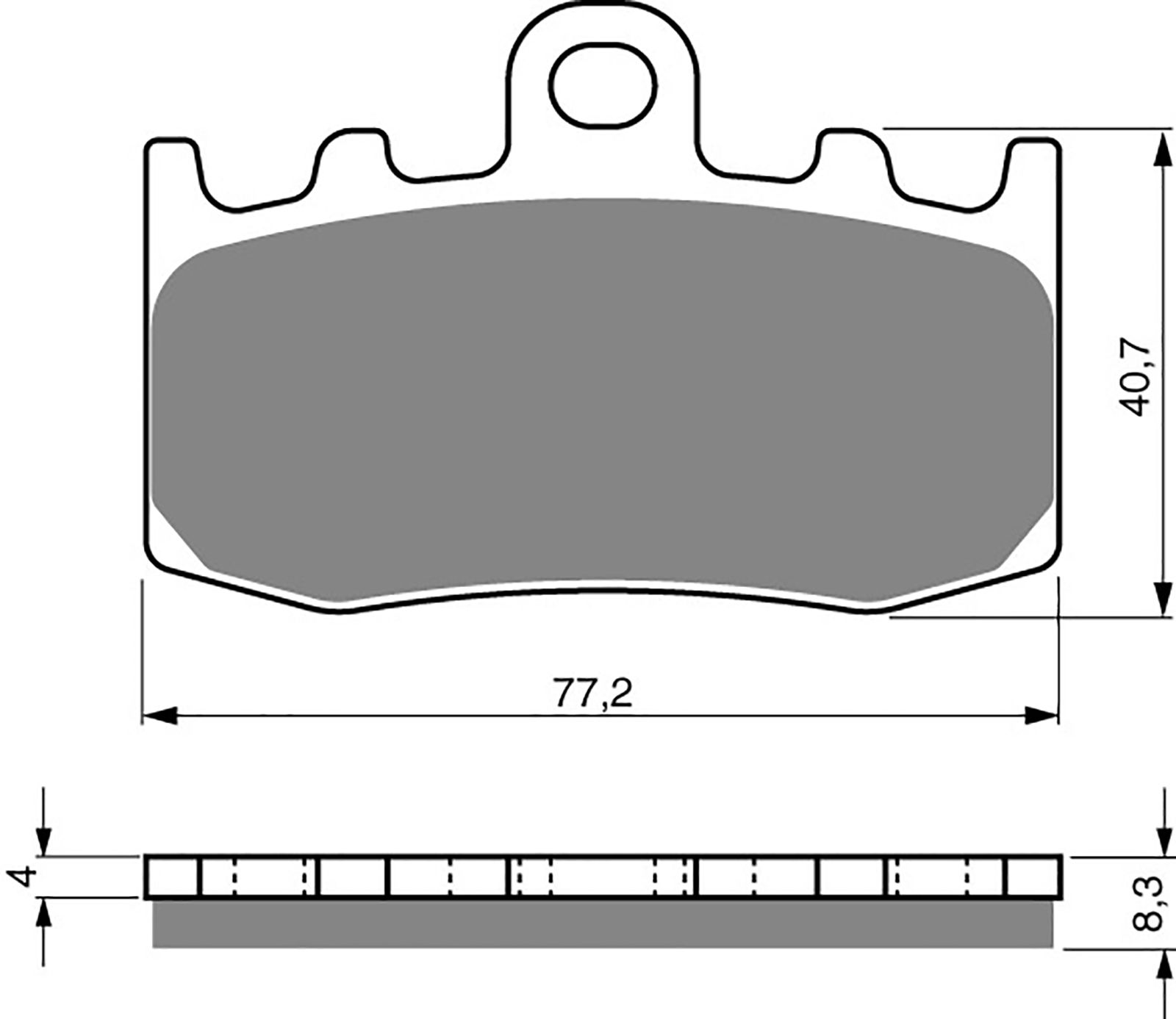 Goldfren Ad Brake Pads - 700196GA image