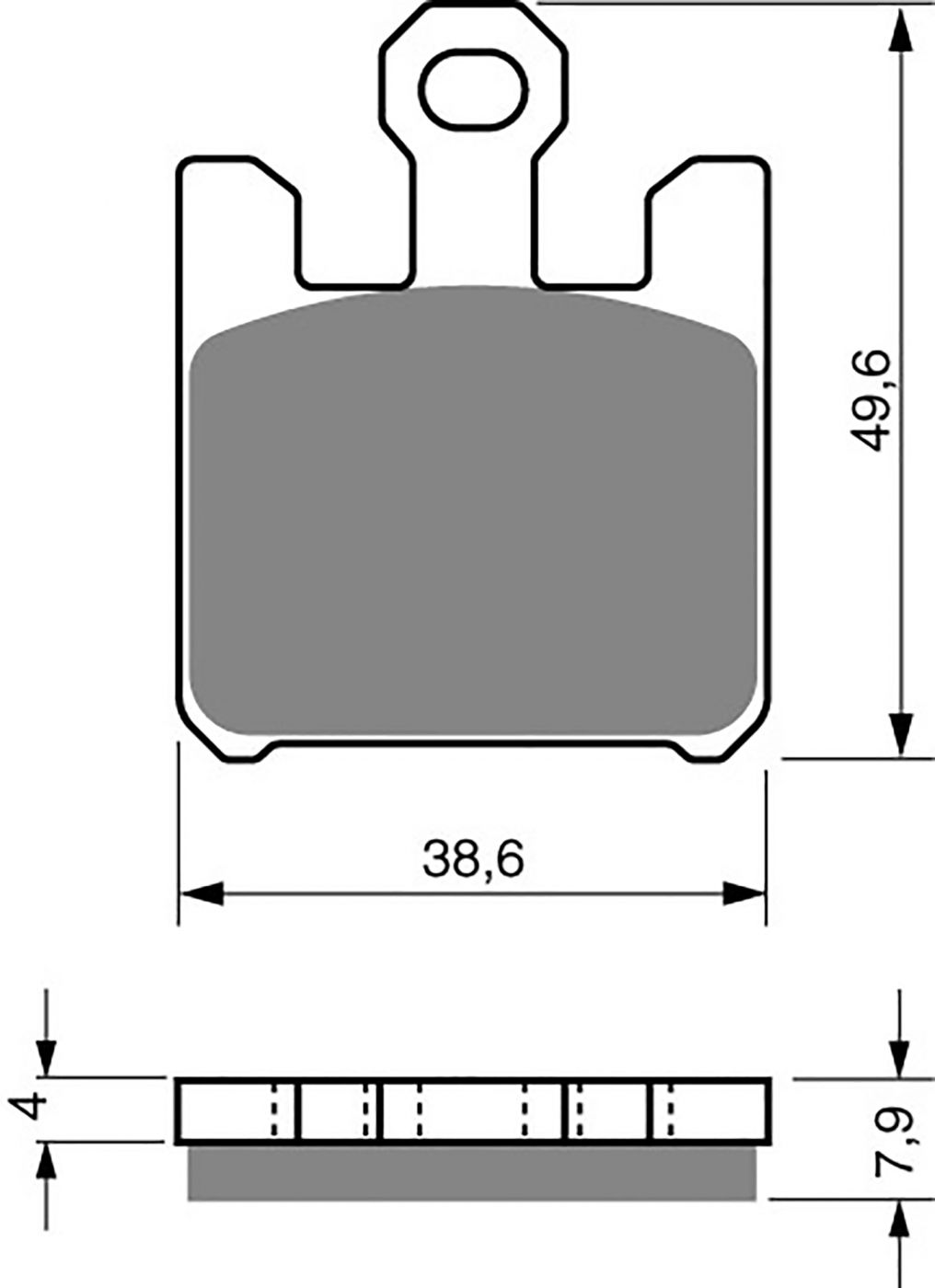 Goldfren Ad Brake Pads - 700200GA image