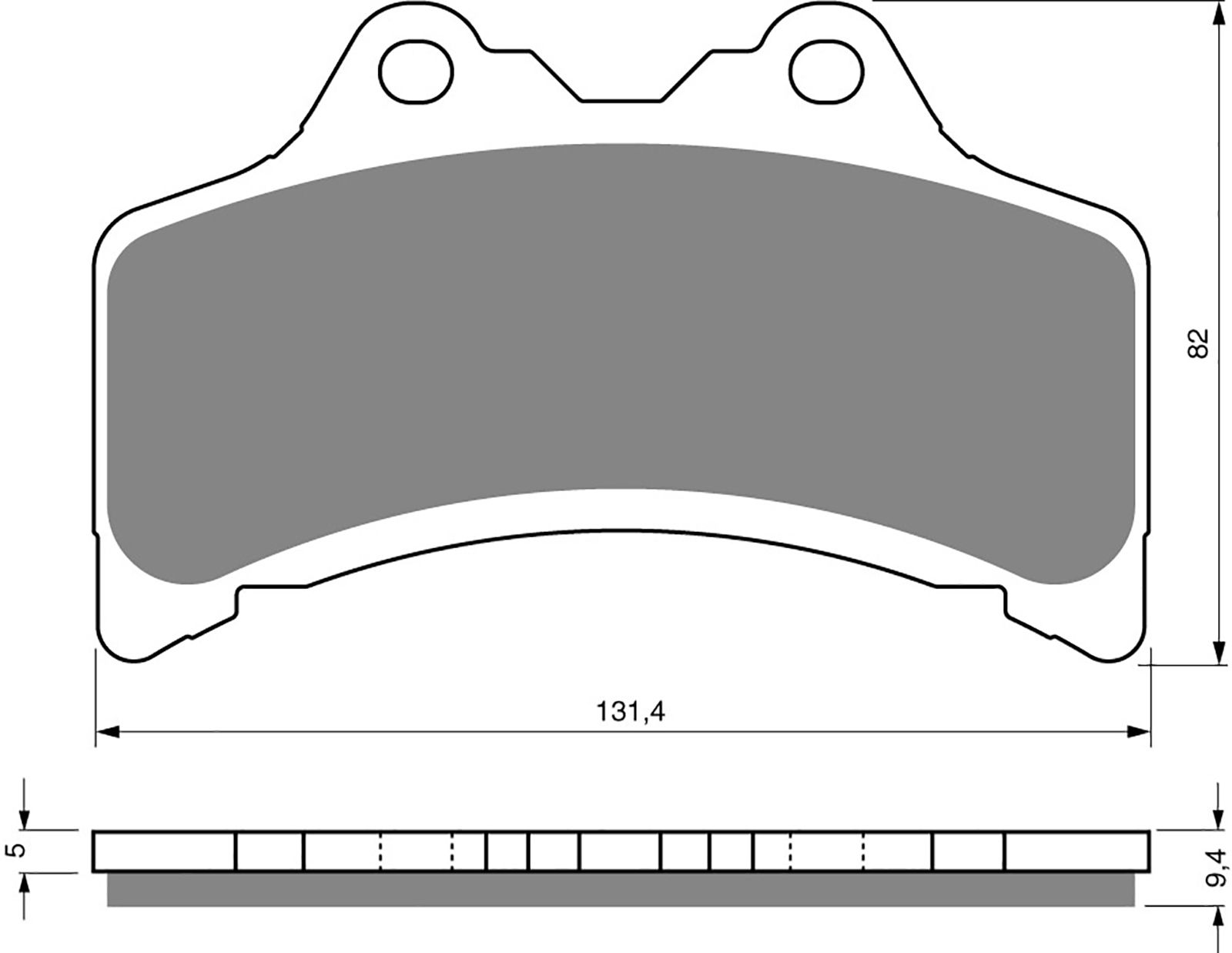 Goldfren Ad Brake Pads - 700204GA image