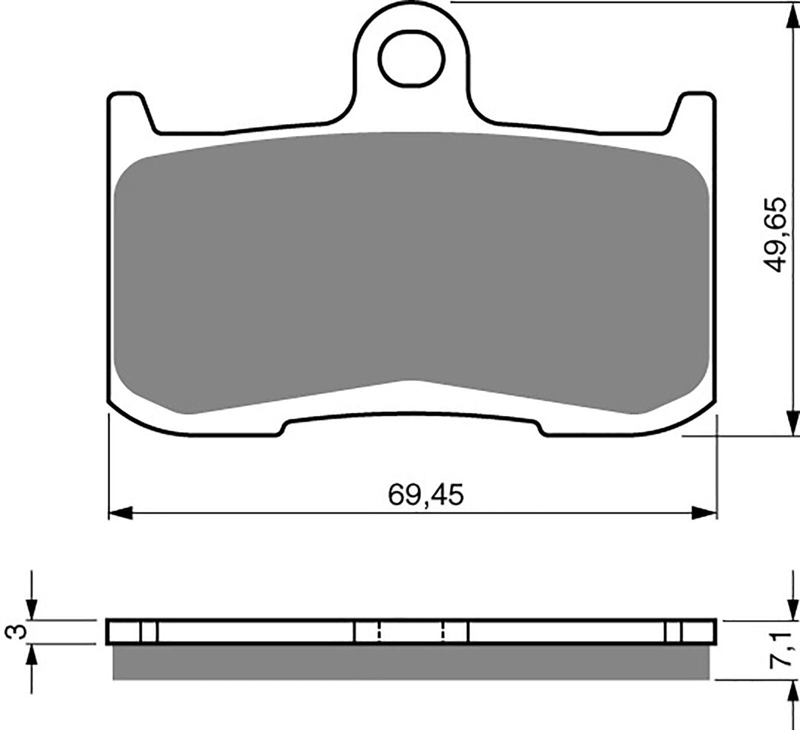 Goldfren Ad Brake Pads - 700207GA image