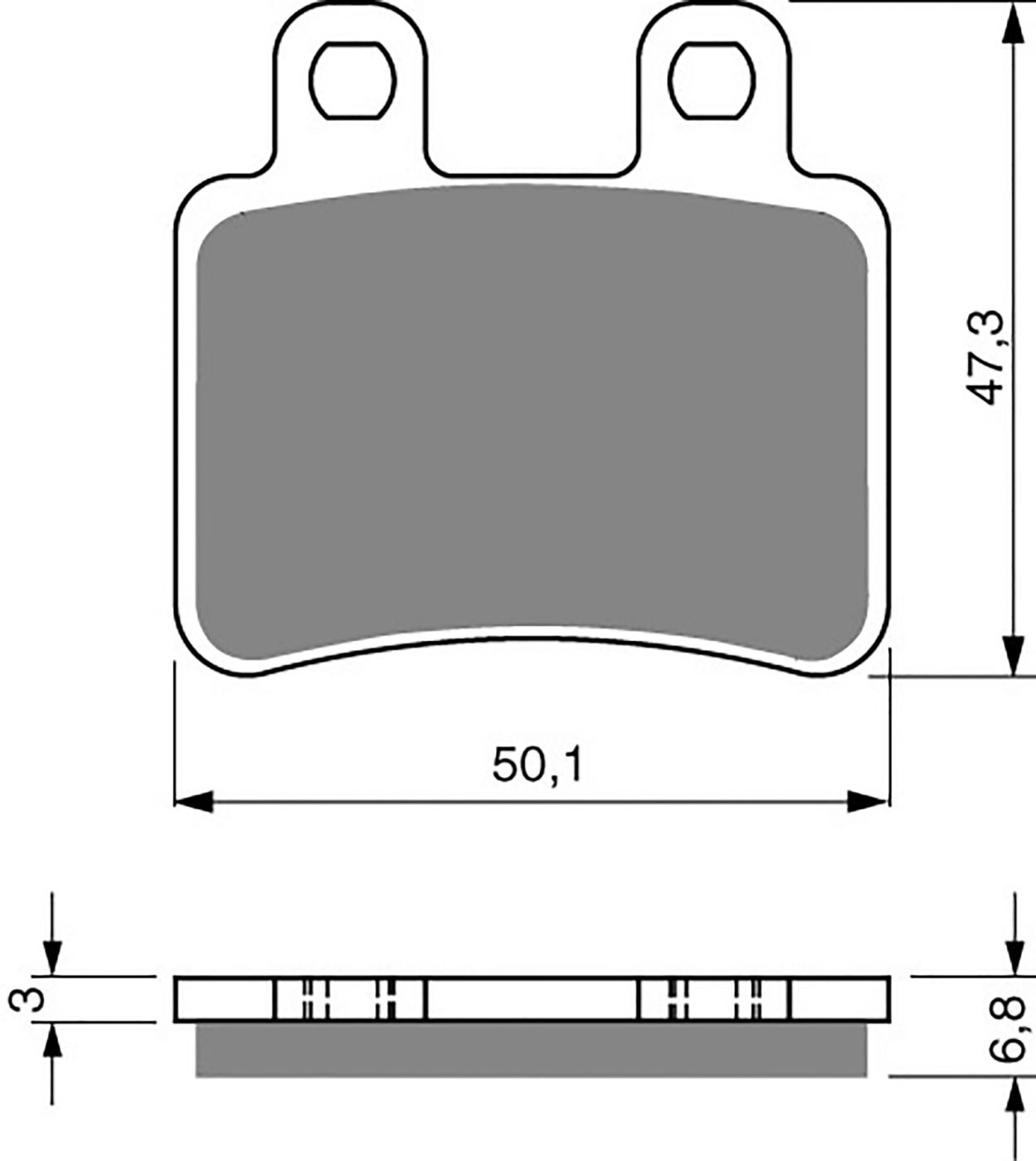 Goldfren Ad Brake Pads - 700211GA image