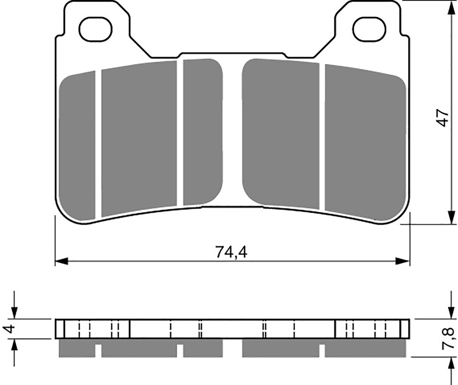 Goldfren Ad Brake Pads - 700214GA image