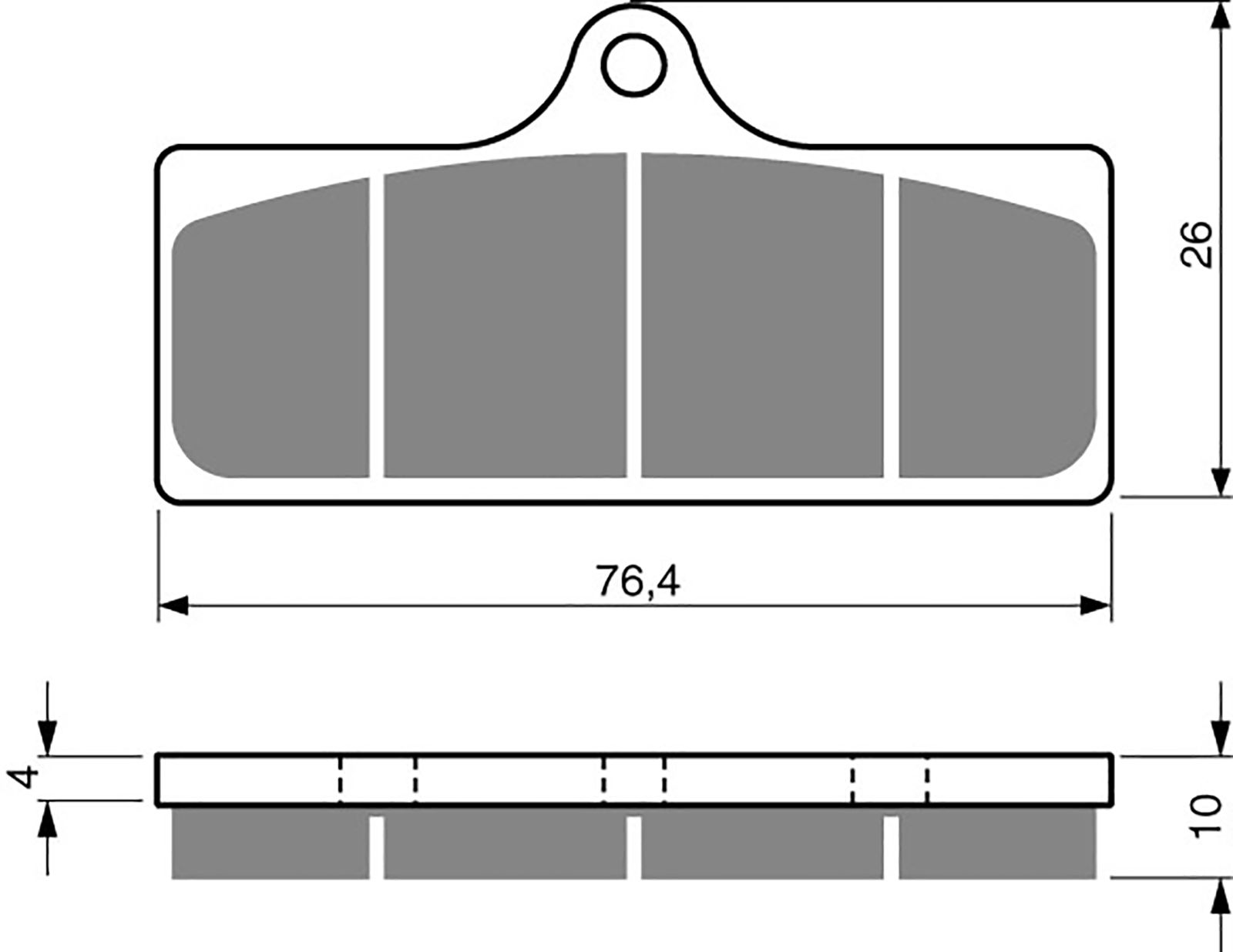 Goldfren Ad Brake Pads - 700218GA image