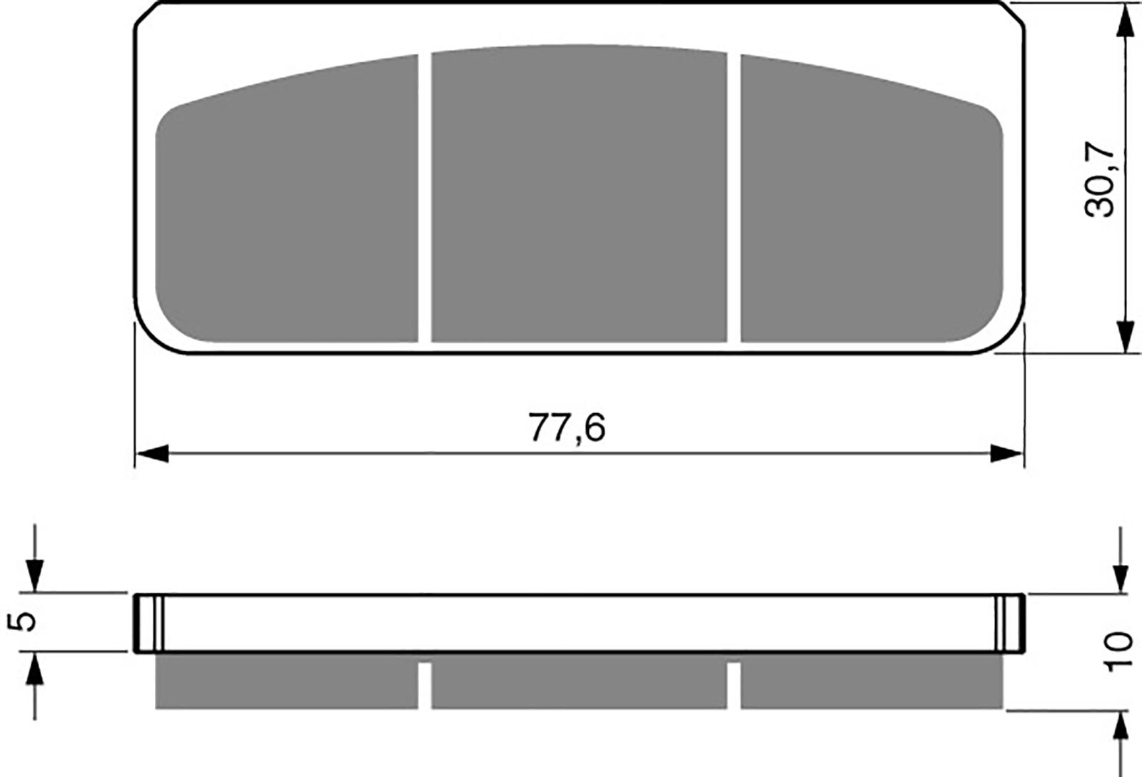 Goldfren Ad Brake Pads - 700219GA image