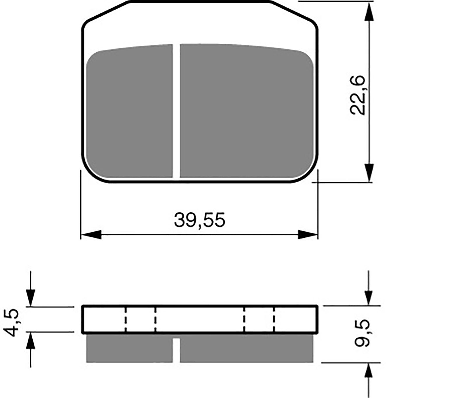 Goldfren Ad Brake Pads - 700220GA image