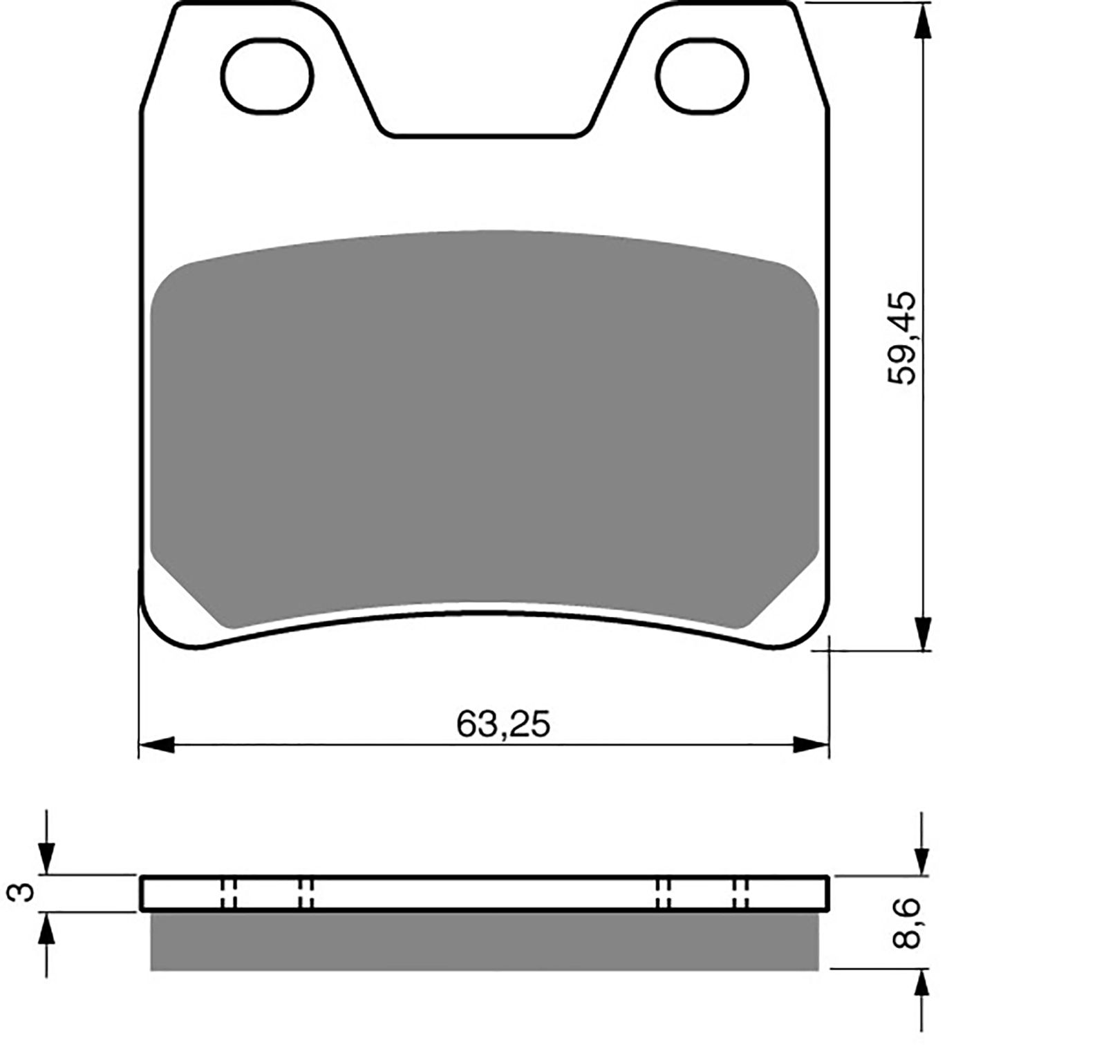 Goldfren Ad Brake Pads - 700222GA image