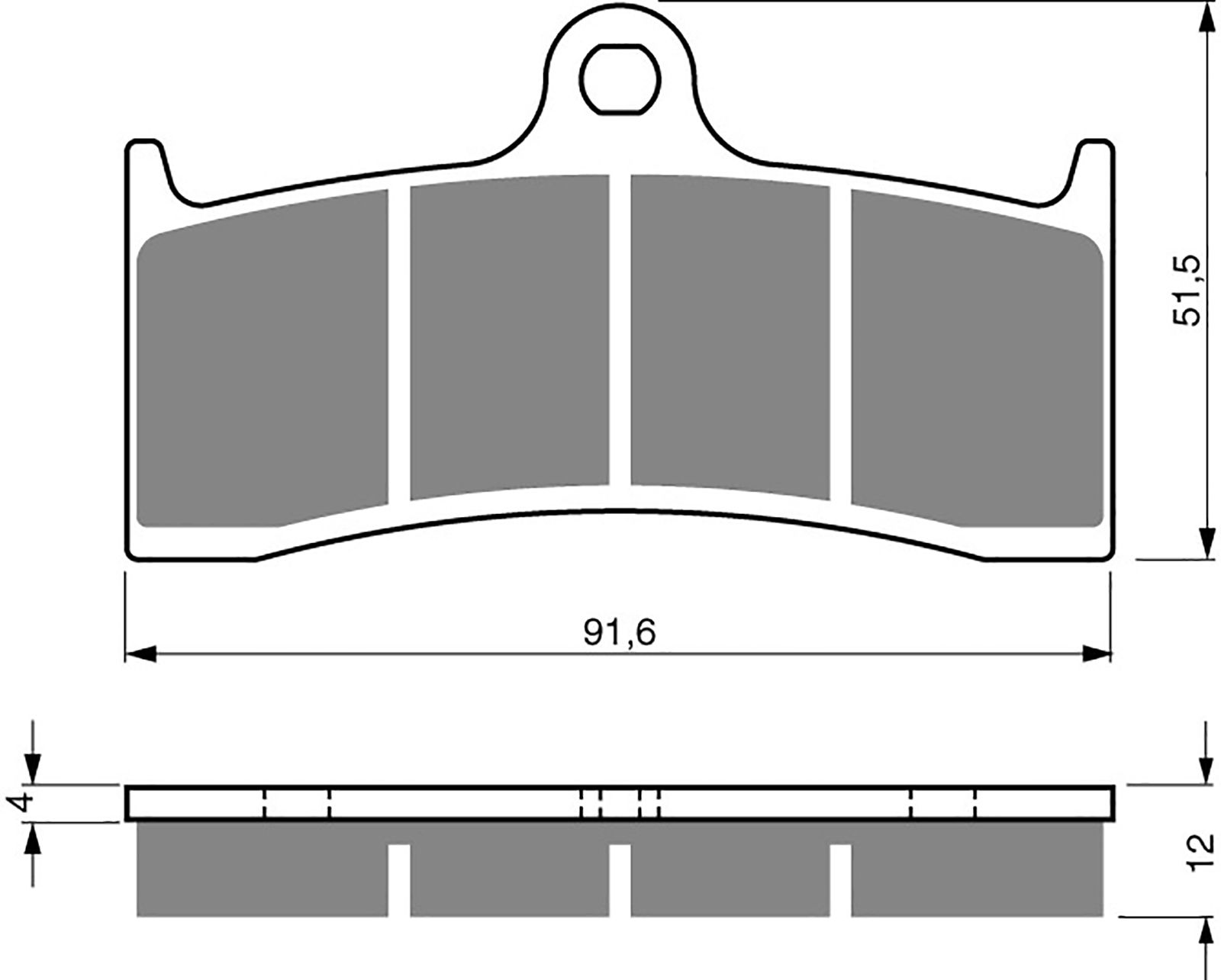 Goldfren Ad Brake Pads - 700225GA image