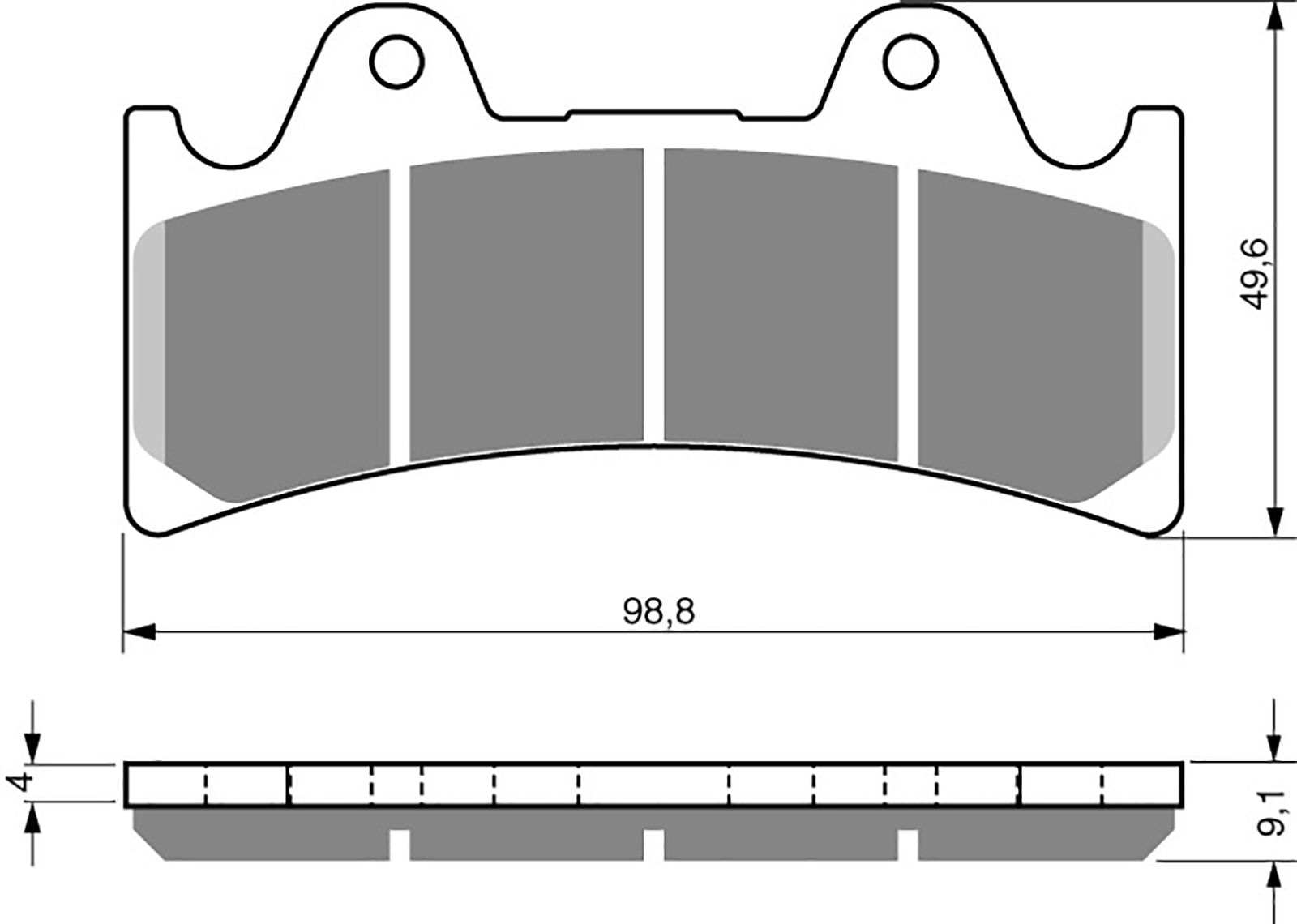 Goldfren Ad Brake Pads - 700227GA image