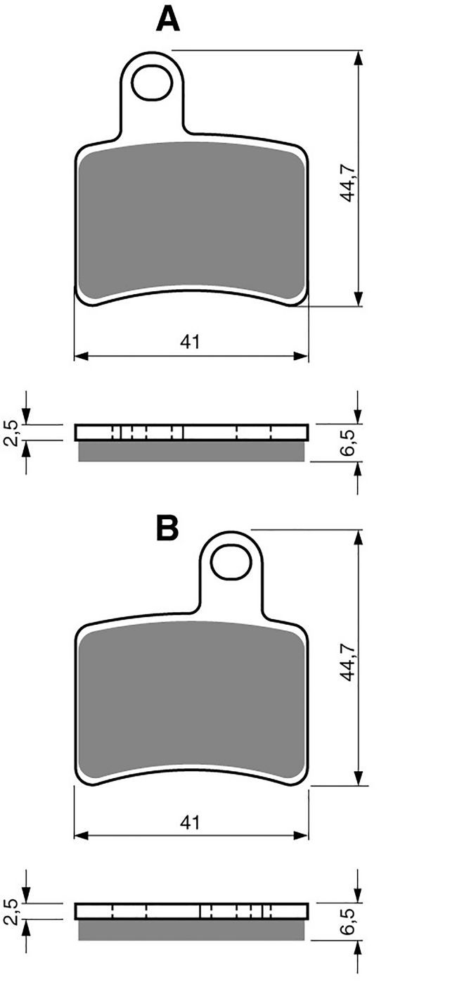 Goldfren Ad Brake Pads - 700228GA image