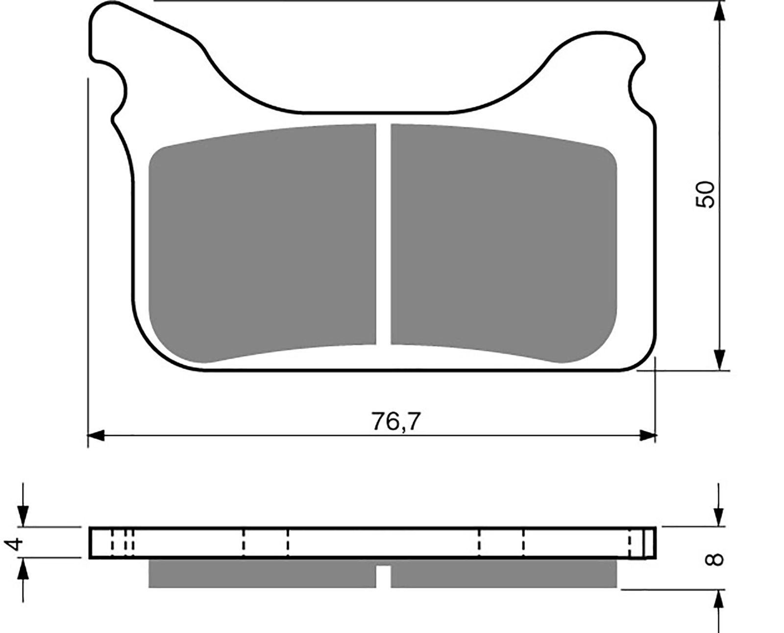 Goldfren Ad Brake Pads - 700231GA image