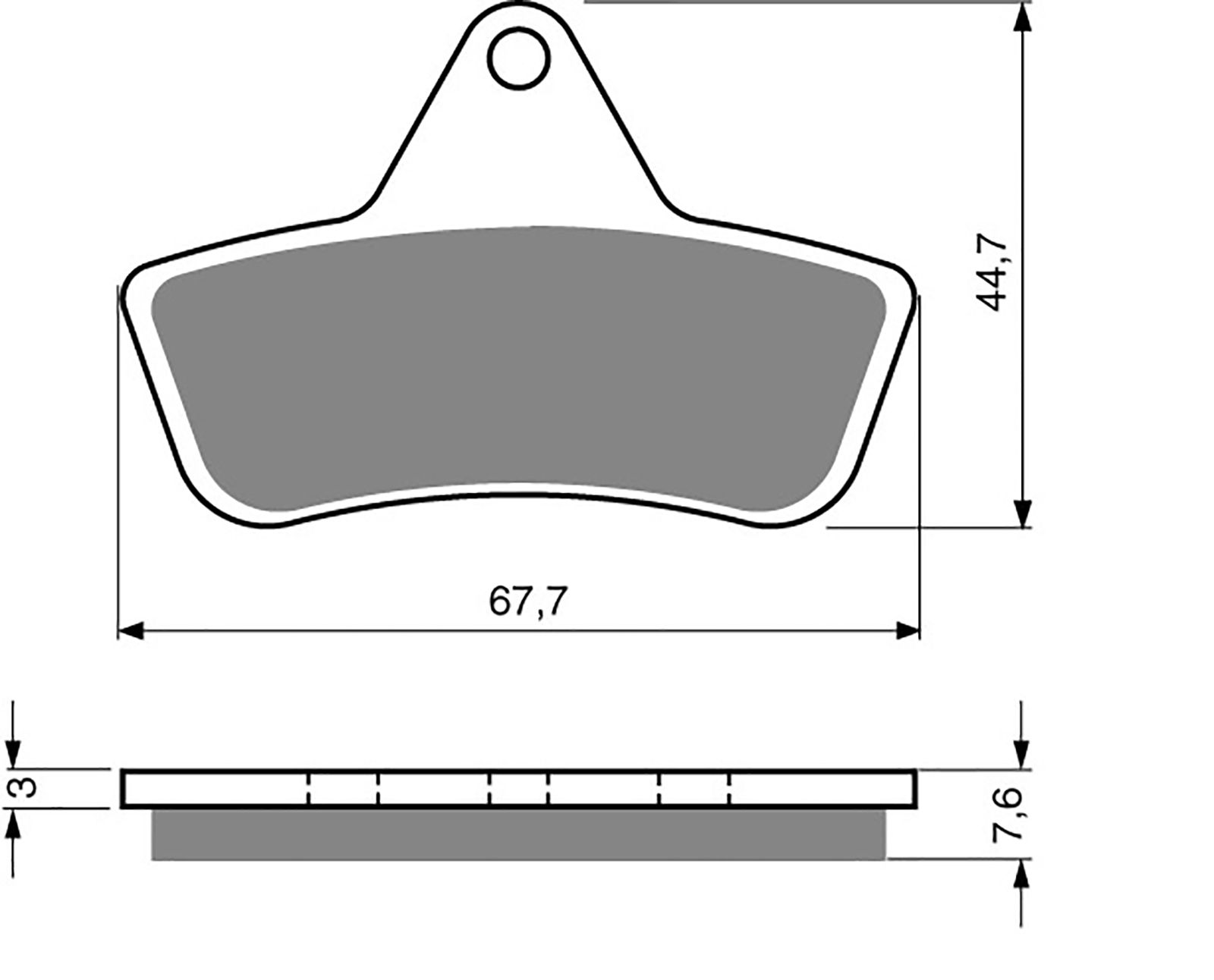 Goldfren Ad Brake Pads - 700232GA image