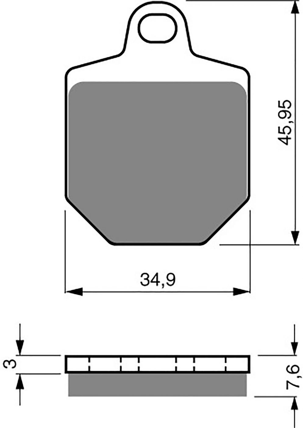 Goldfren Ad Brake Pads - 700238GA image