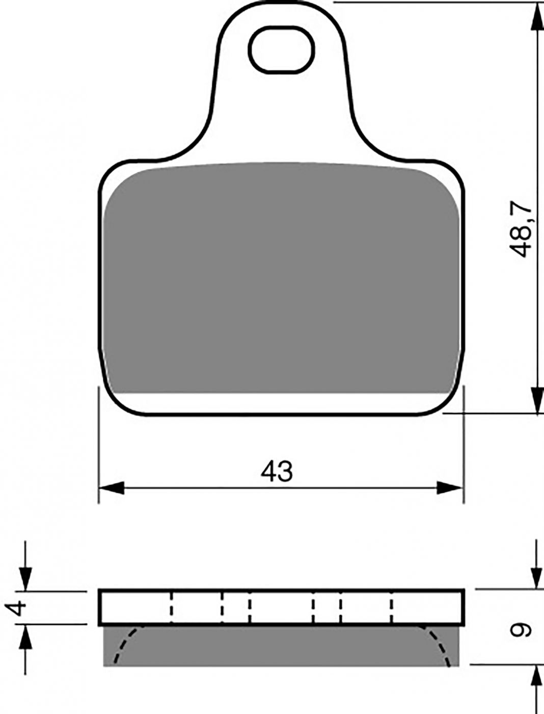 Goldfren Ad Brake Pads - 700239GA image