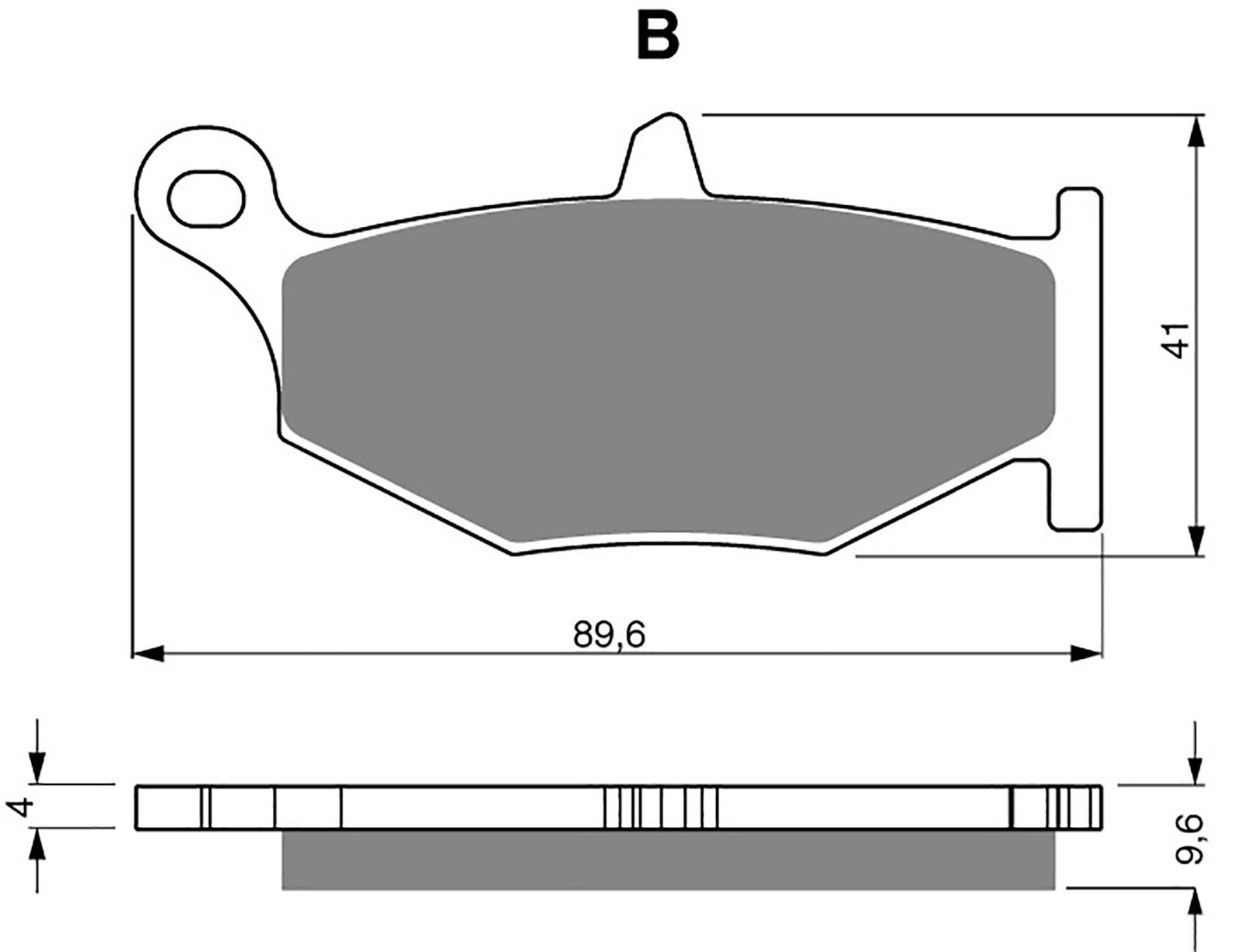 Goldfren Ad Brake Pads - 700241GA image