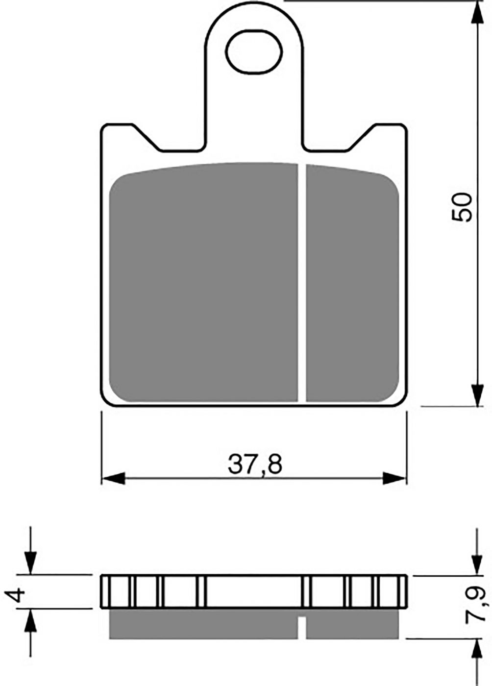 Goldfren Ad Brake Pads - 700249GA image