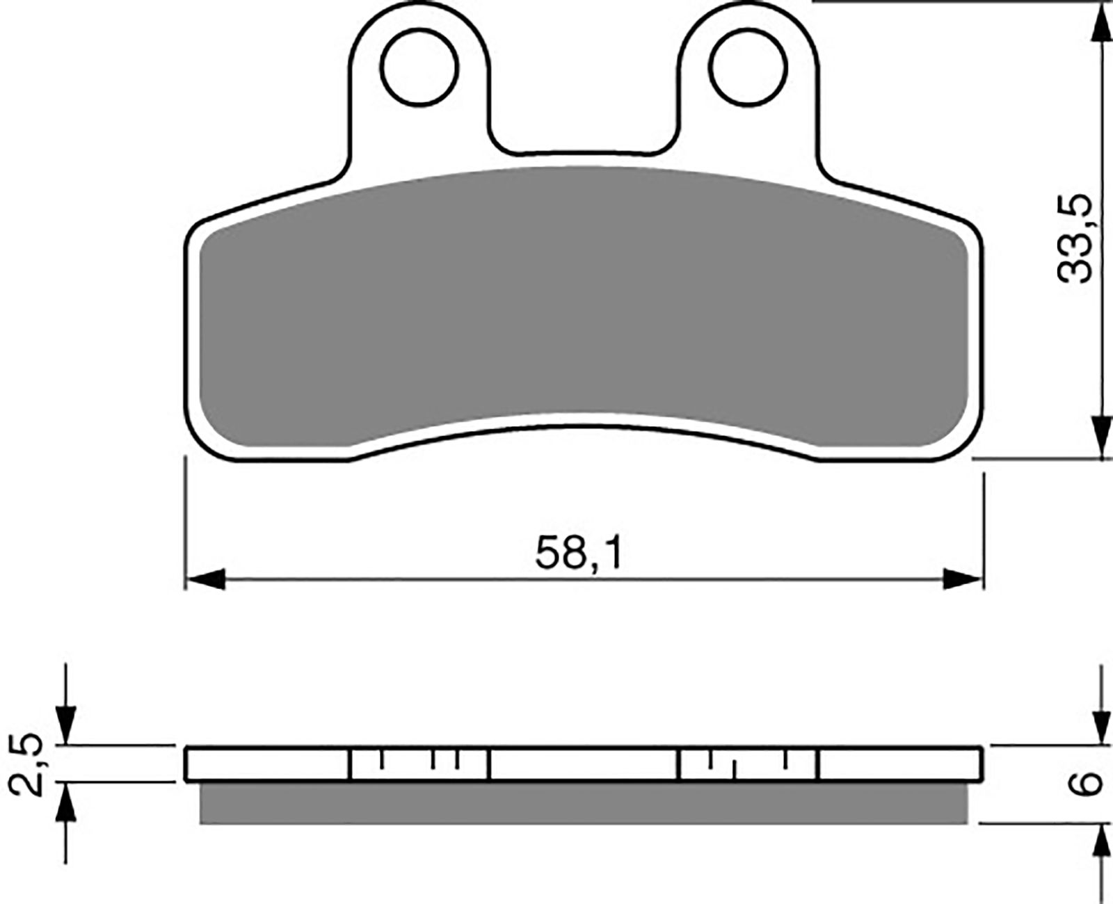 Goldfren Ad Brake Pads - 700250GA image