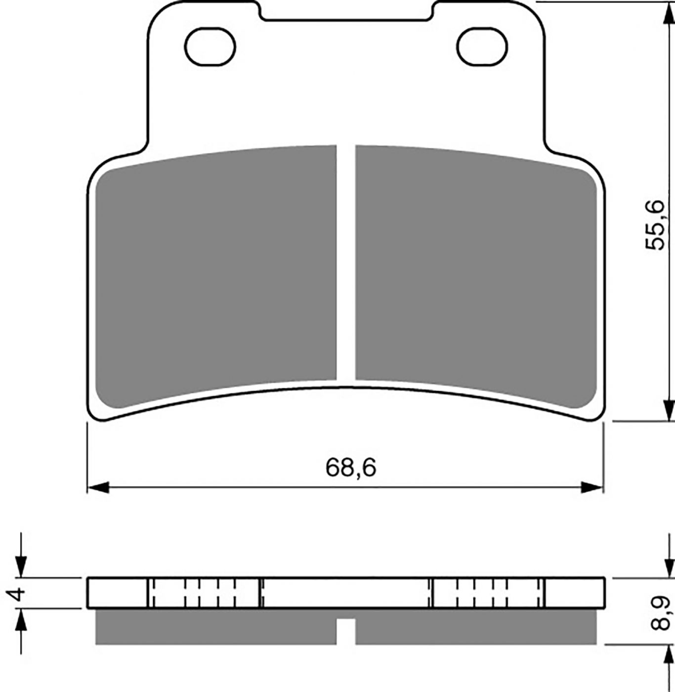 Goldfren Ad Brake Pads - 700251GA image